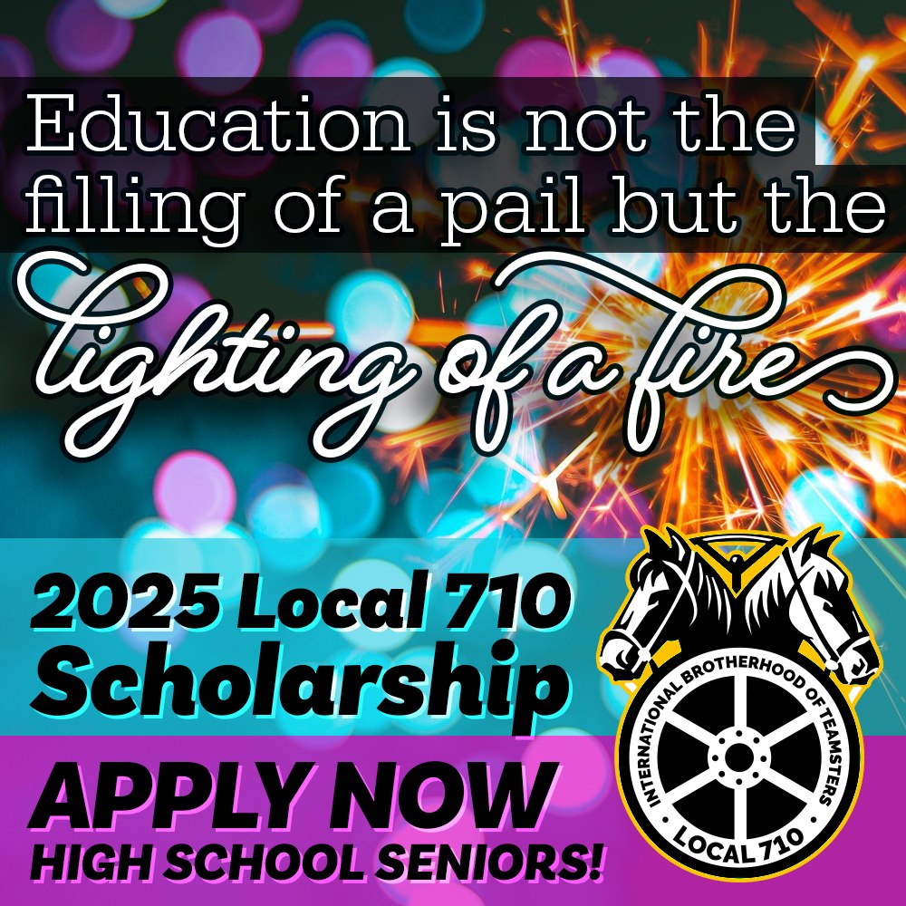 Teamsters - ⏳ 1 month to go! 710 members with graduating high schoolers ...
