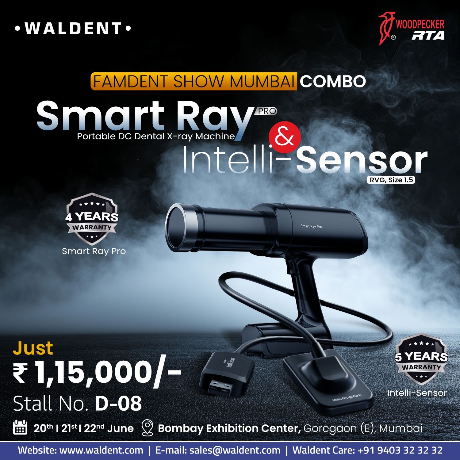 Waldent - 🚨 Exclusive FAMDENT Offer! Get the Smart Ray Pro (Portable DC ...