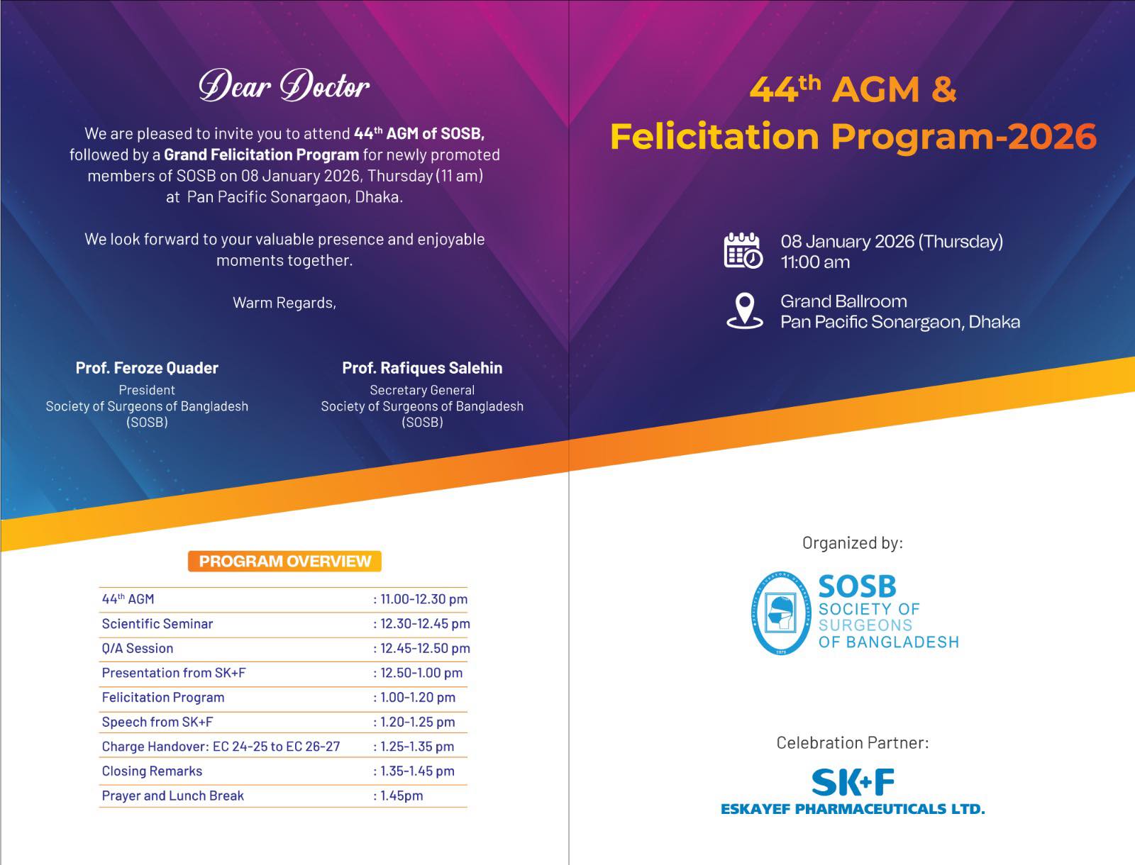 Society - 44th AGM & Felicitation Program-2026 | Facebook