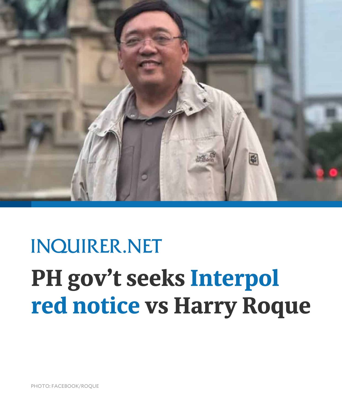 INQUIRER.net - The government has requested a red notice... | Facebook