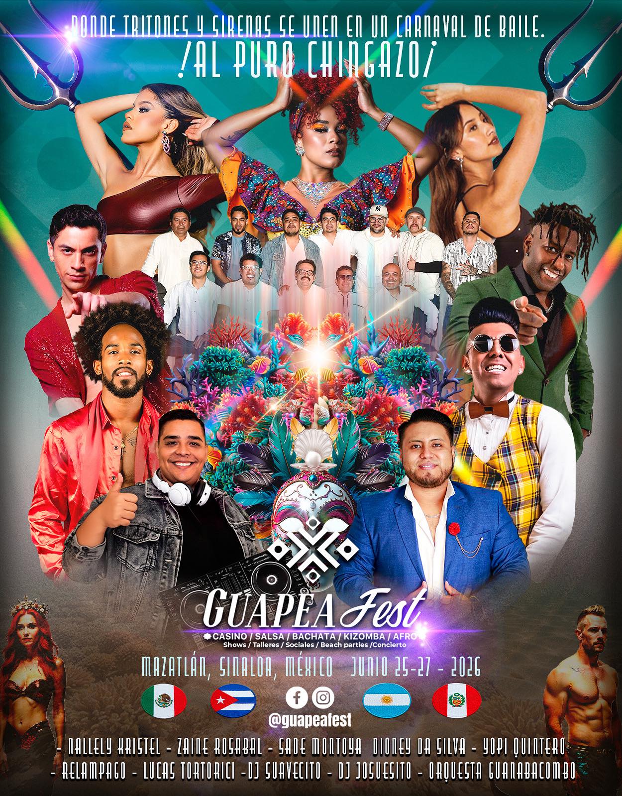 Guapeafest - 🔥 ¡LINE UP OFICIAL GUAPEA FEST 2026! 🔥 ¡El... | Facebook