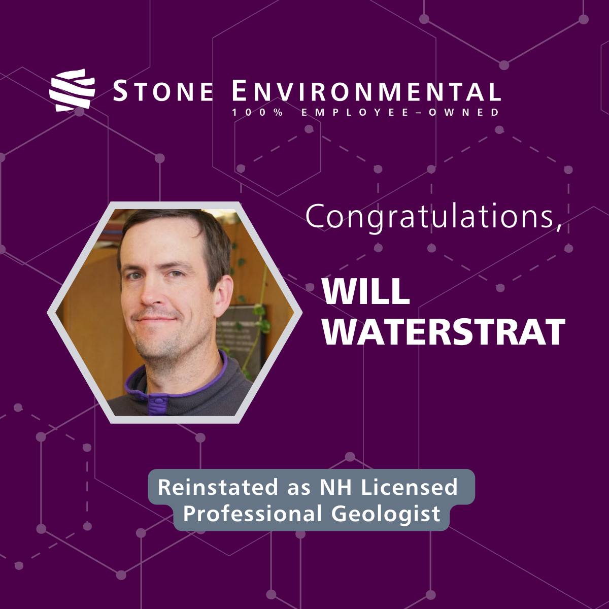 Stone - We're excited to announce that Employee-Owner Will Waterstrat ...