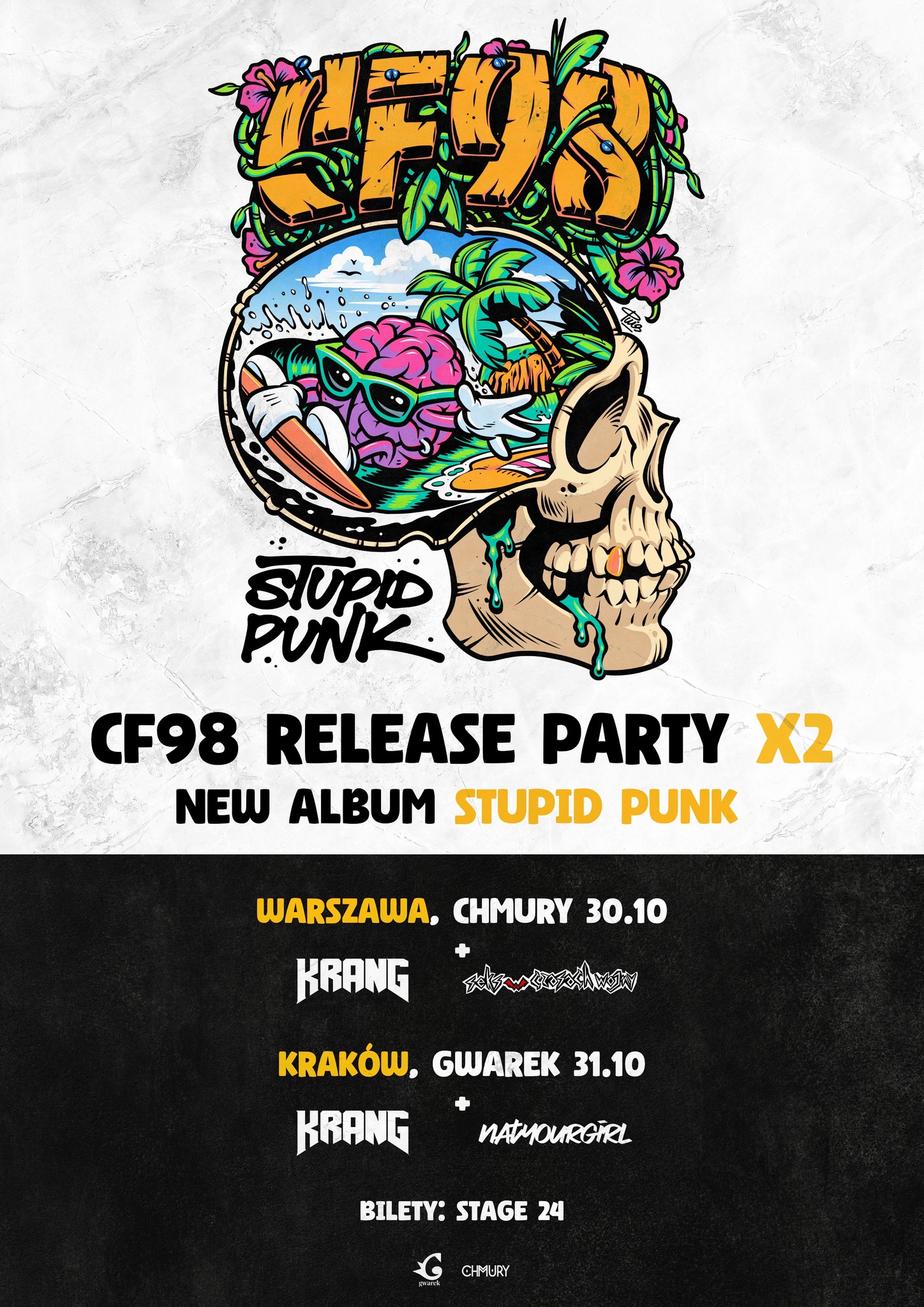 CF98 Release Party + Krang / Gwarek KRK