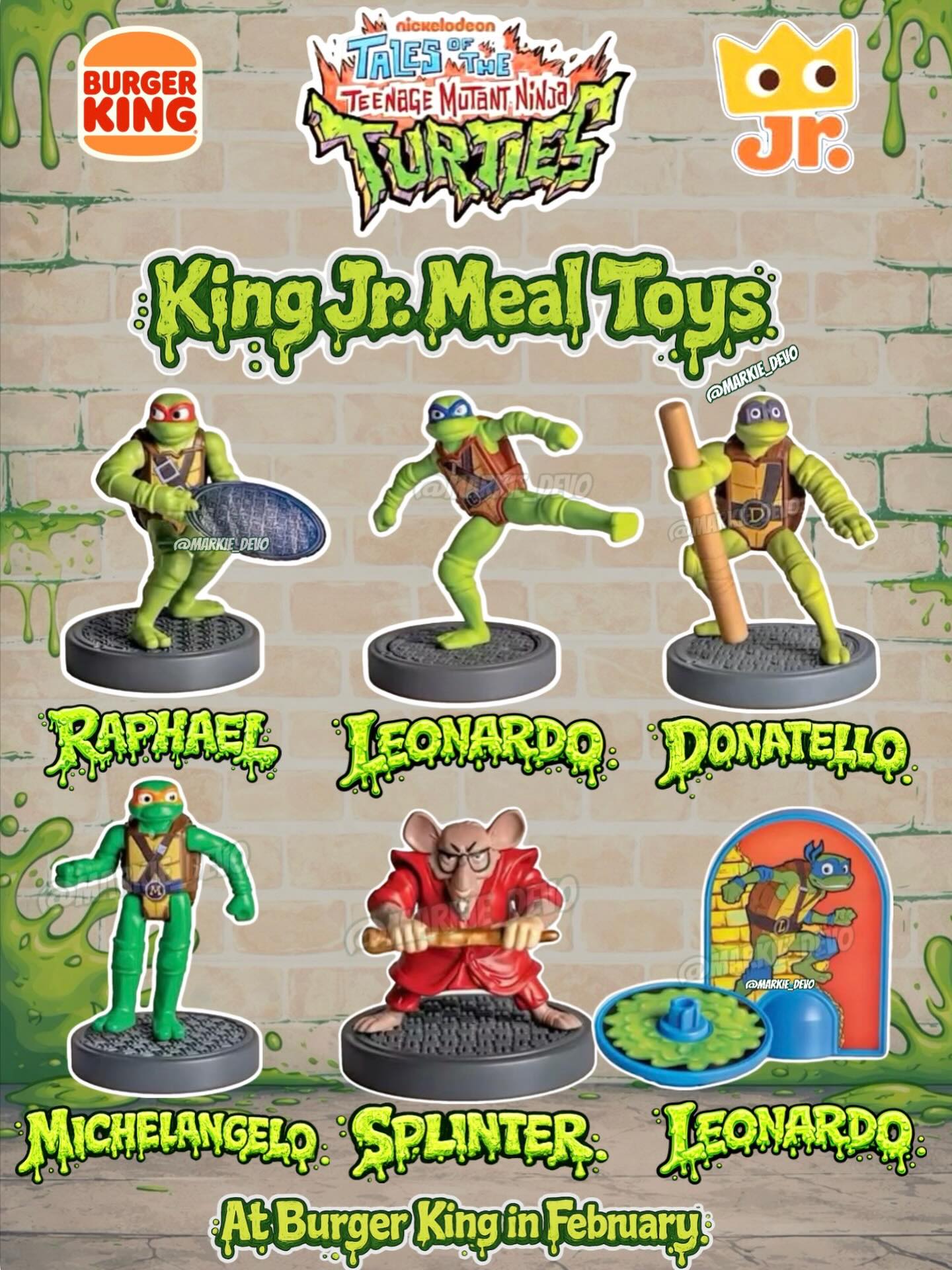2003 Teenage Mutant Ninja Turtles Burger King Kids Meal Toys #tmnt