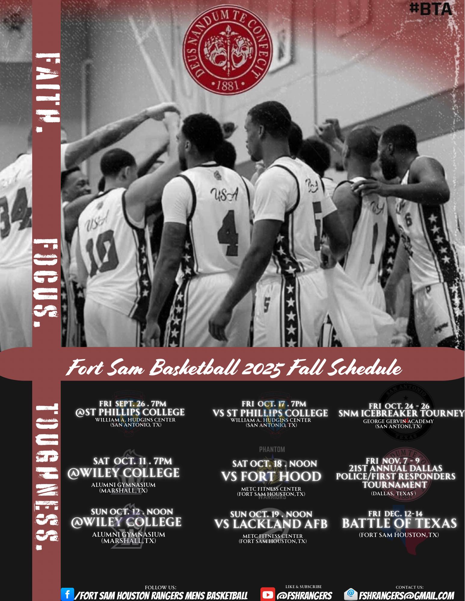 Fort Sam Houston Rangers Men's Basketball
