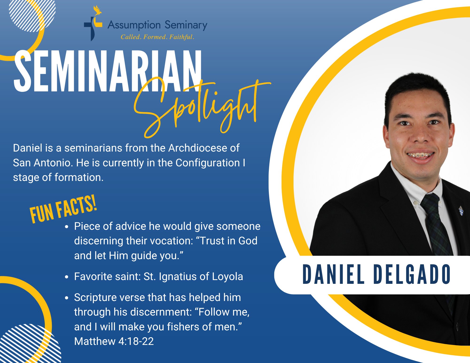 What better way to celebrate... - Assumption Seminary | Facebook