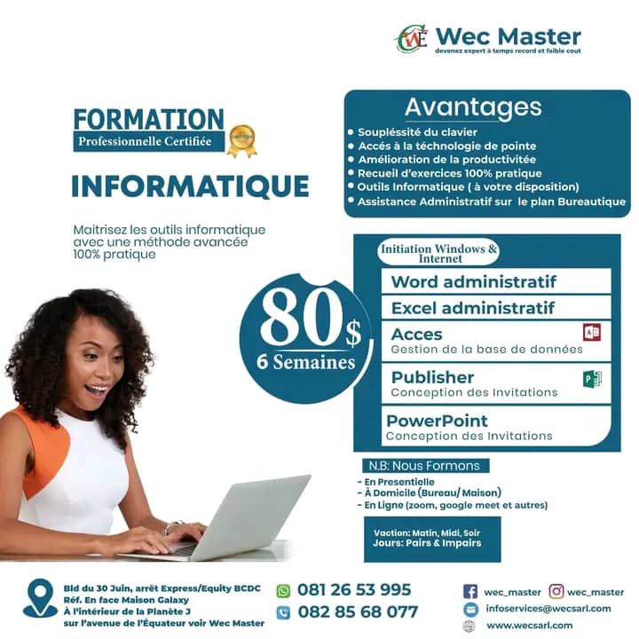 Wec - 🤖 Formation en Informatique : plongez dans les technologies qui ...