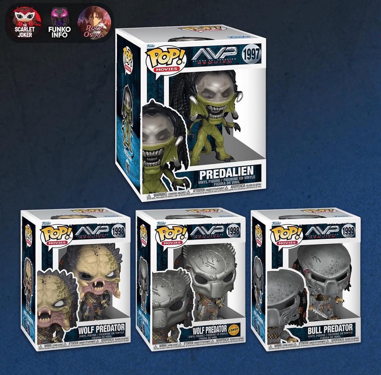 First look at new Alien Vs Predator Pops! #funko #avp