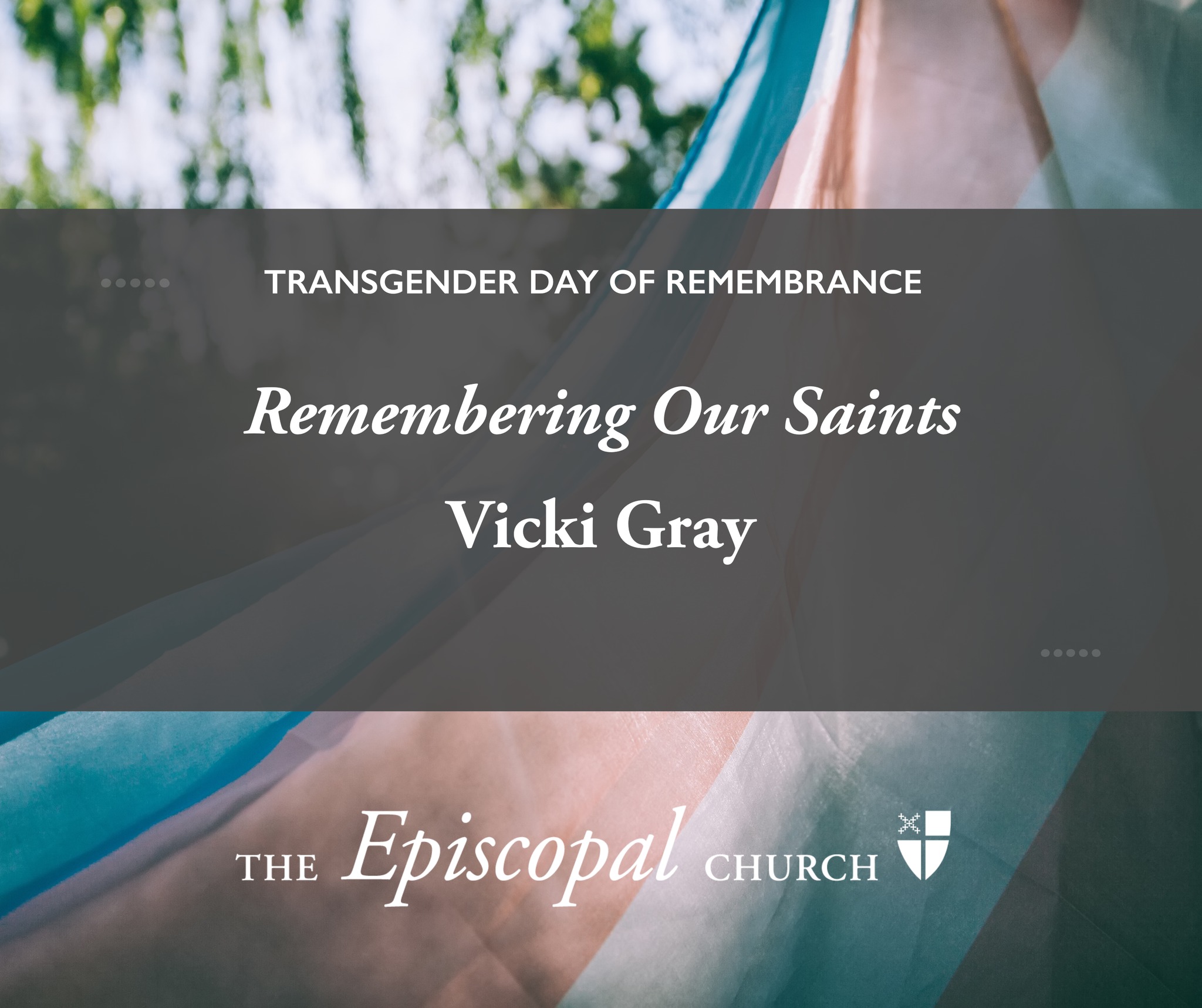 On this Transgender Day of... - The Episcopal Church | Facebook