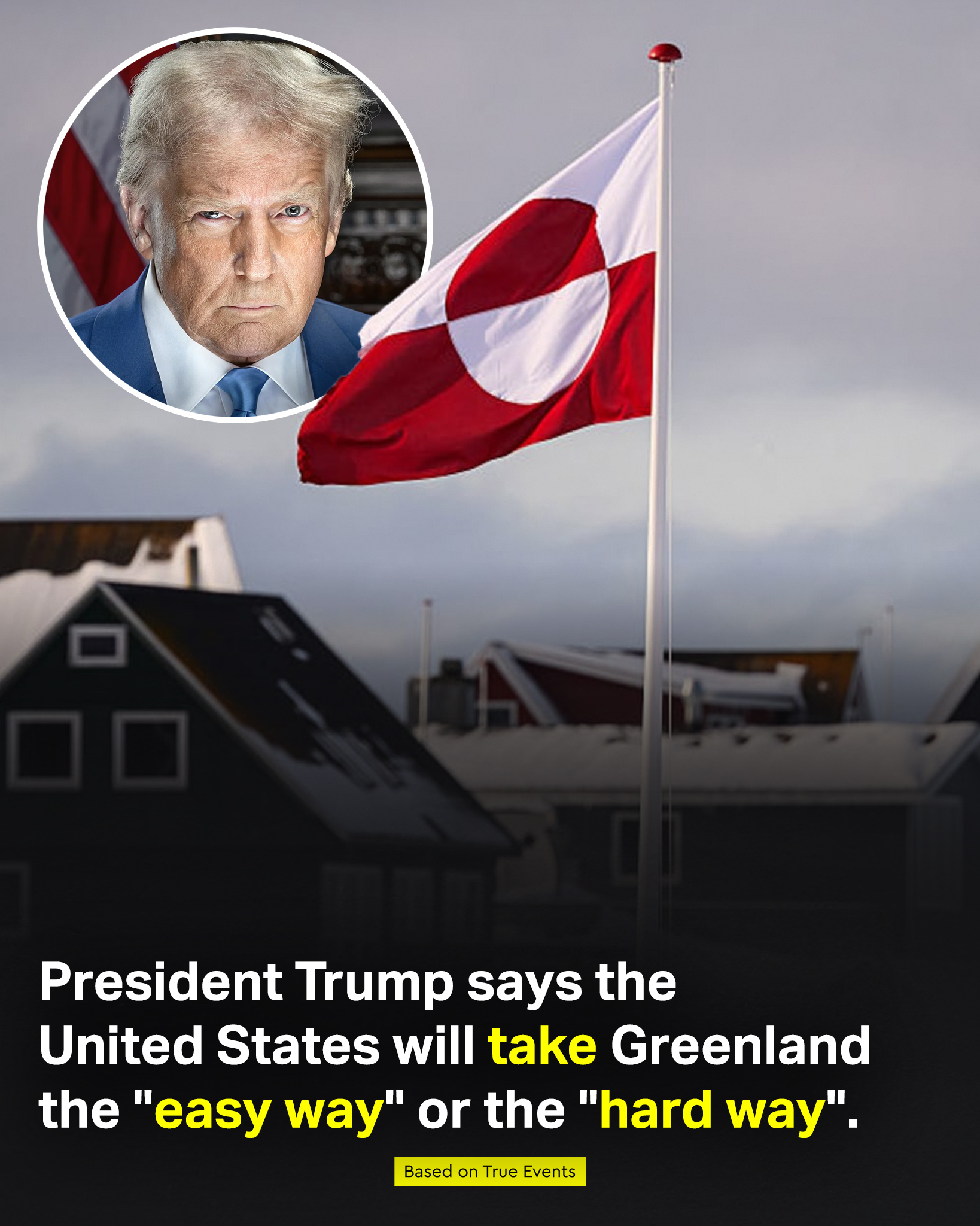 Based - 🚨 Just in: Donald Trump says the U.S. could take Greenland the ...