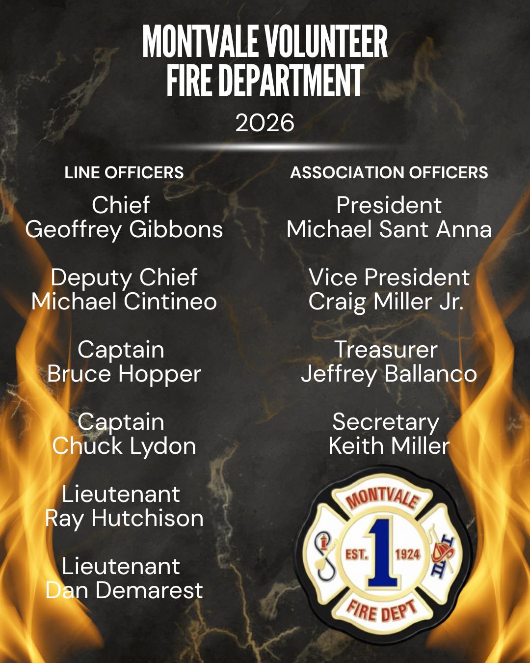 Montvale Volunteer Fire Department - Chief Clinton Miller | Facebook