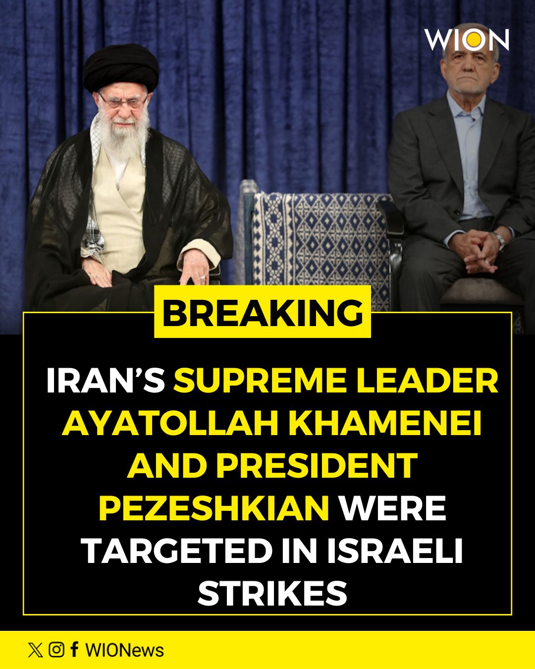 WION - #BREAKING | An Israeli official said Iranian... | Facebook
