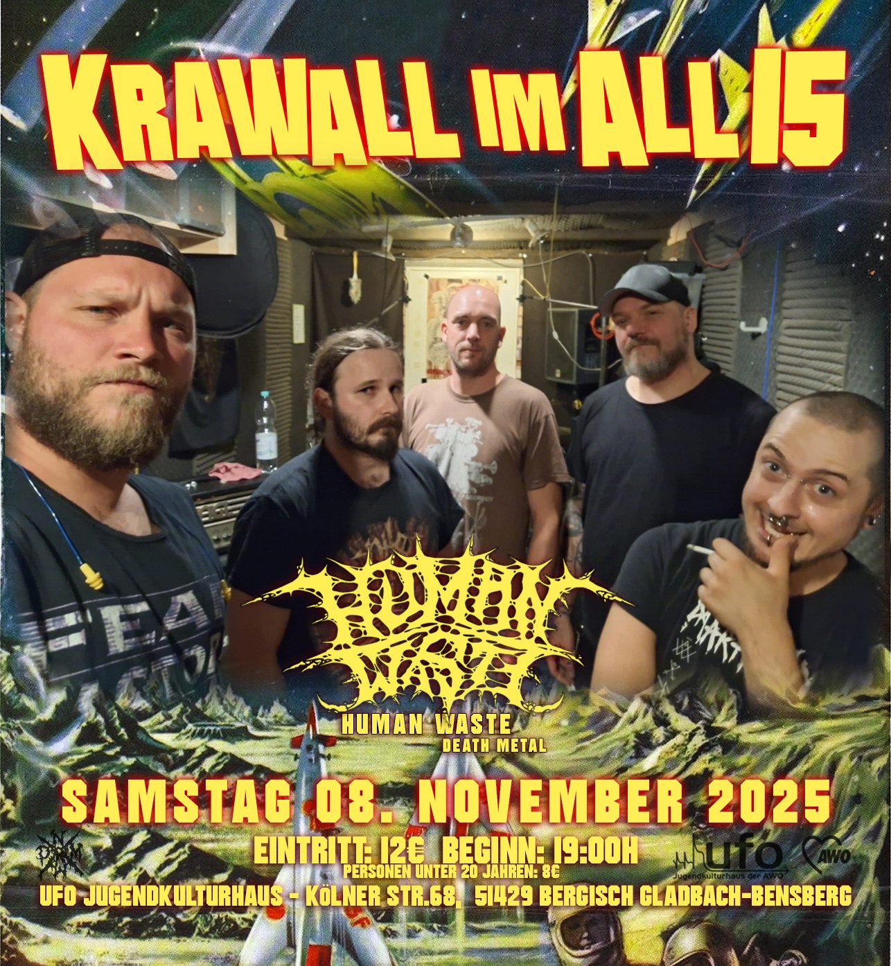Krawall - Human Waste müssen in NRW eigentlich nicht mehr vorgestellt ...