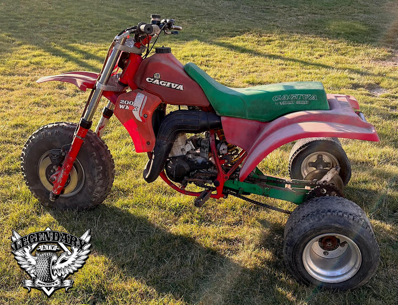 Rare Cagiva WMX200 three-wheeler ATV from 1985