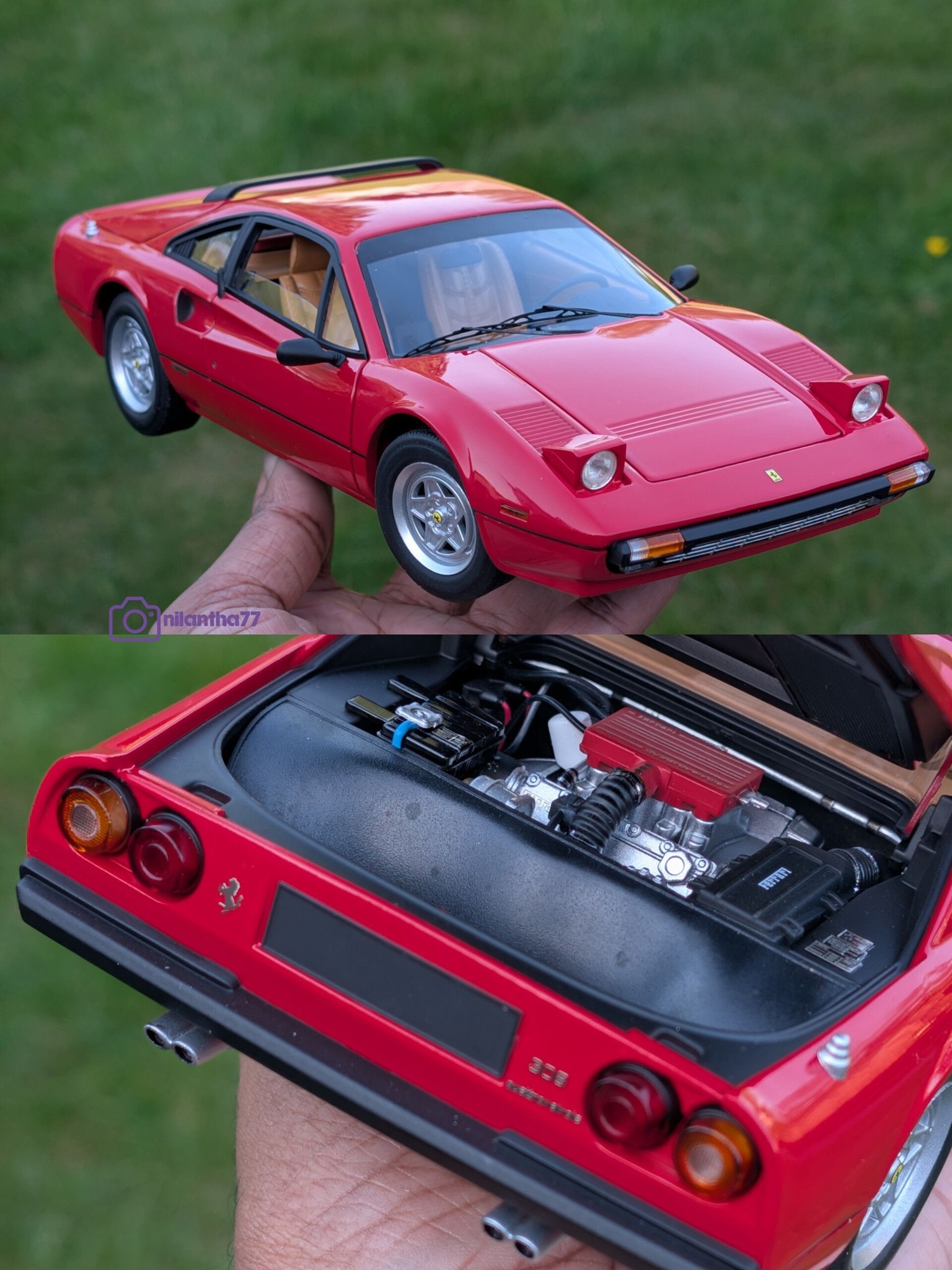 Tomytec Tomica Ferrari 328 GTB diecast model