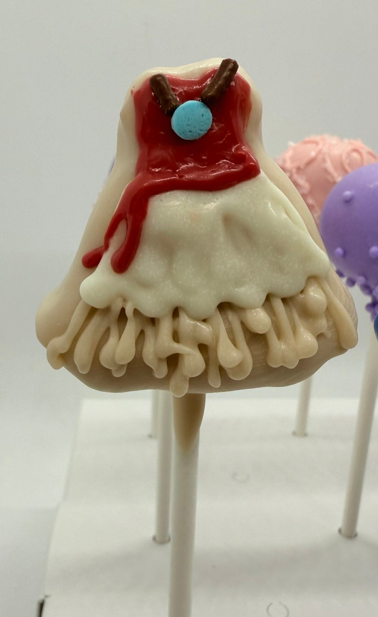 open lace back dress Princess Cake Pops: Royal Treats  DreamyDelightsBySidra