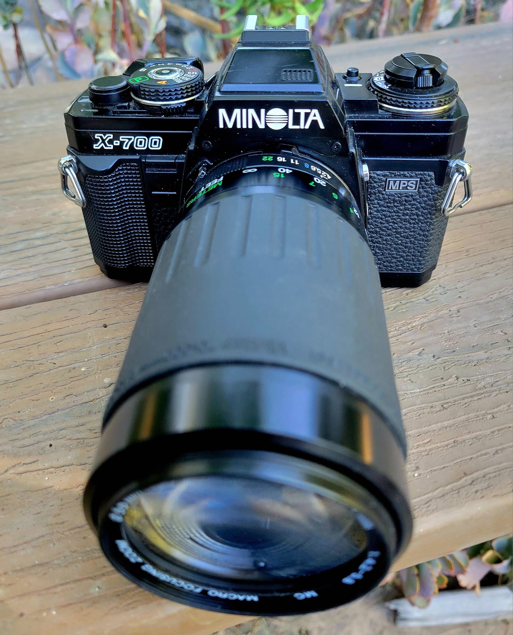Vivitar 28mm-90mm macro zoom lens for Minolta X-700