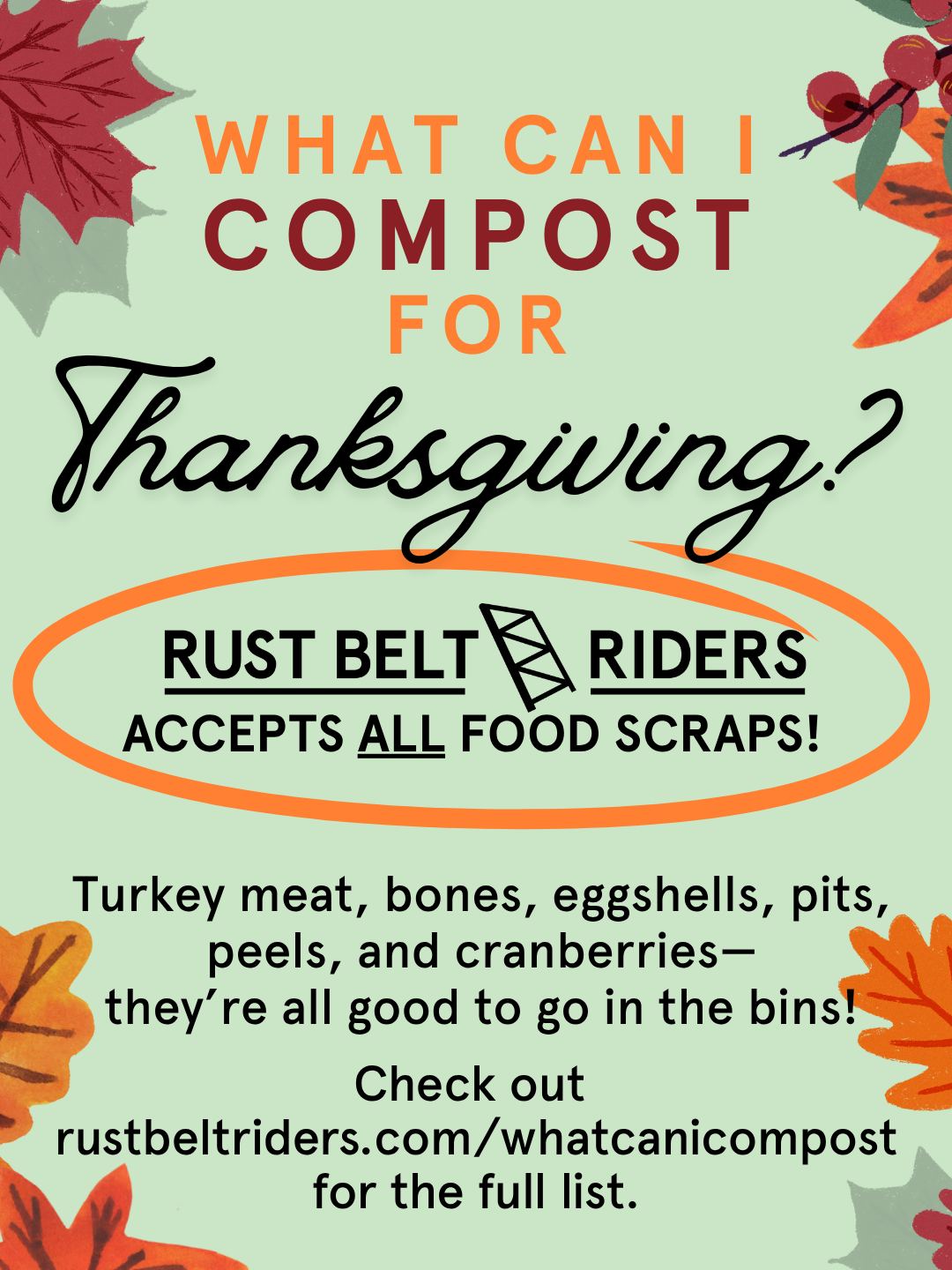 City - Is composting food waste on your Thanksgiving checklist? No need ...