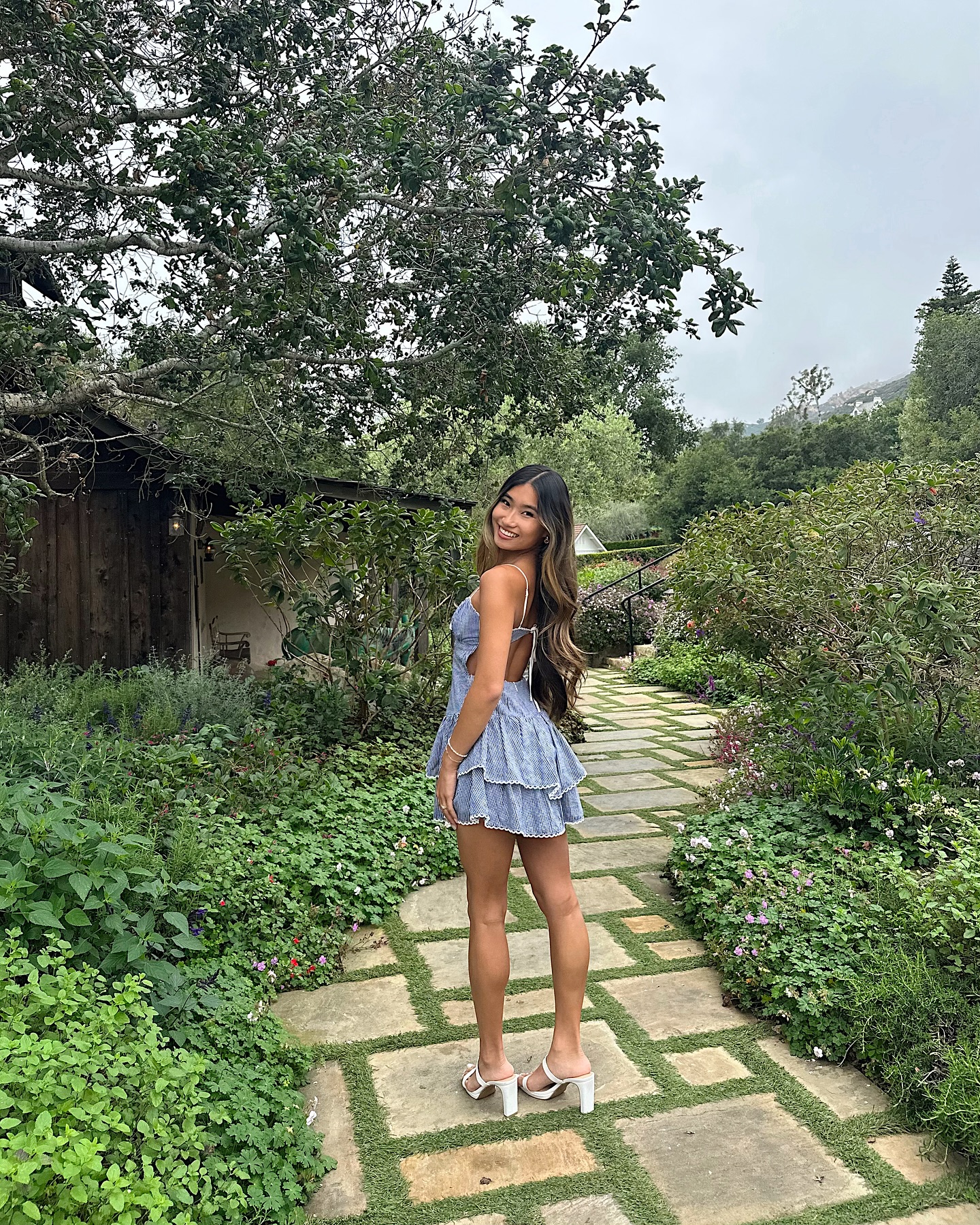 Gingham is back and cuter than ever 💙 This blue dress is your new go-to for brunch dates, picnics, and everything in between. Now in-store at Lulu Luxe! #LuluLuxeSLO #LuluLuxeStyle #ShopSLO #BoutiqueStyle #