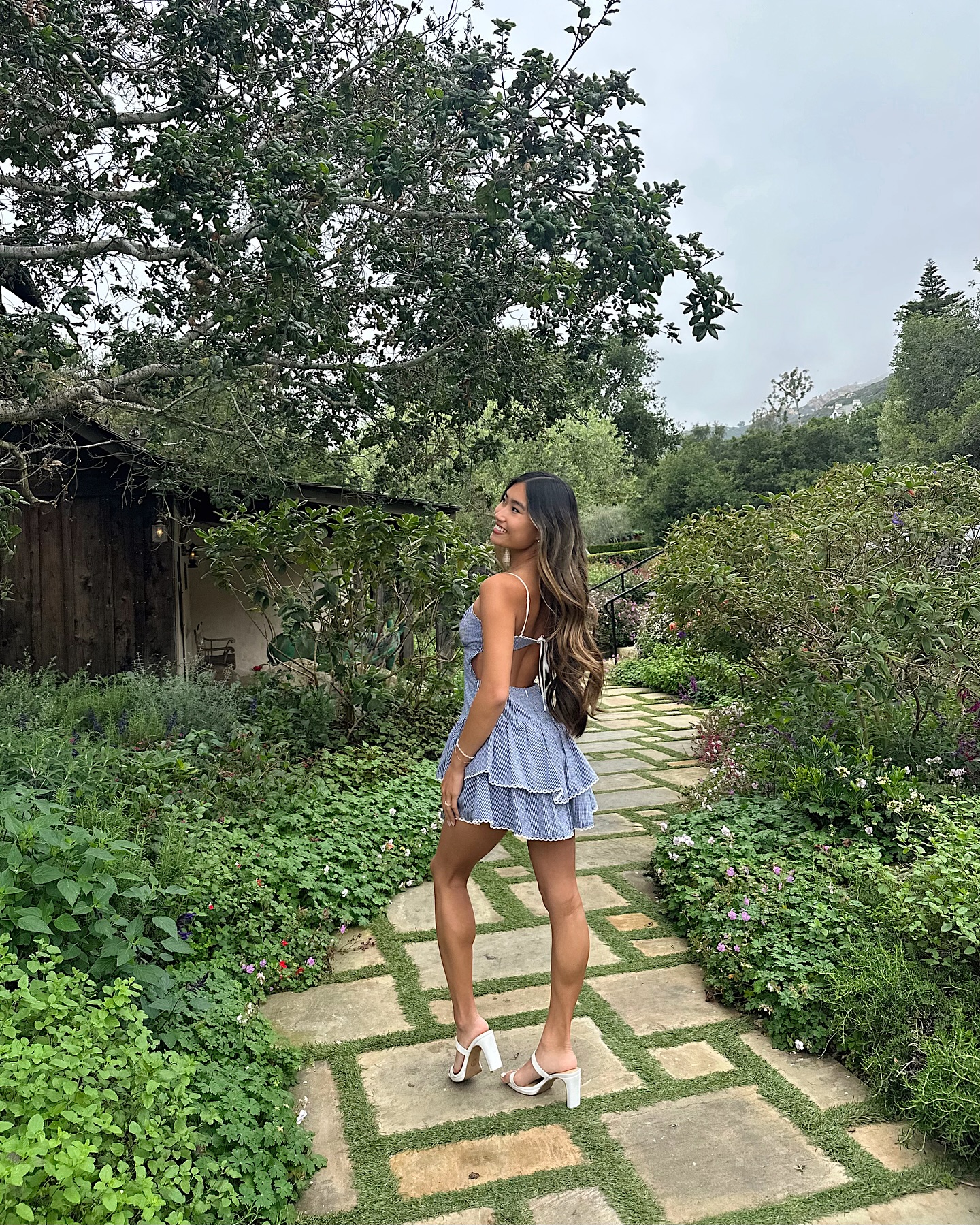 lulus brunch dresses Gingham is back and cuter than ever 💙 This blue dress is your new go-to for dates, picnics, and everything in between. Now in-store at Lulu Luxe! #LuluLuxeSLO #LuluLuxeStyle #ShopSLO #BoutiqueStyle # You've Been Lied To Lace dress LASSY Size:44x30 This garment fits true