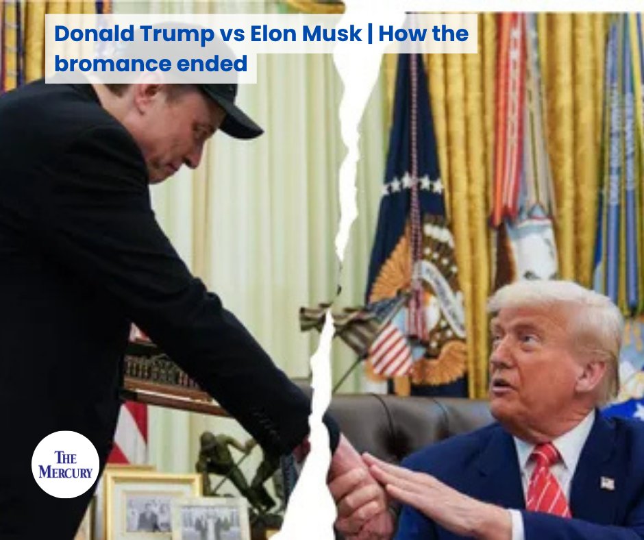 The Mercury - 🚨 A dramatic fallout between Donald Trump and Elon Musk ...
