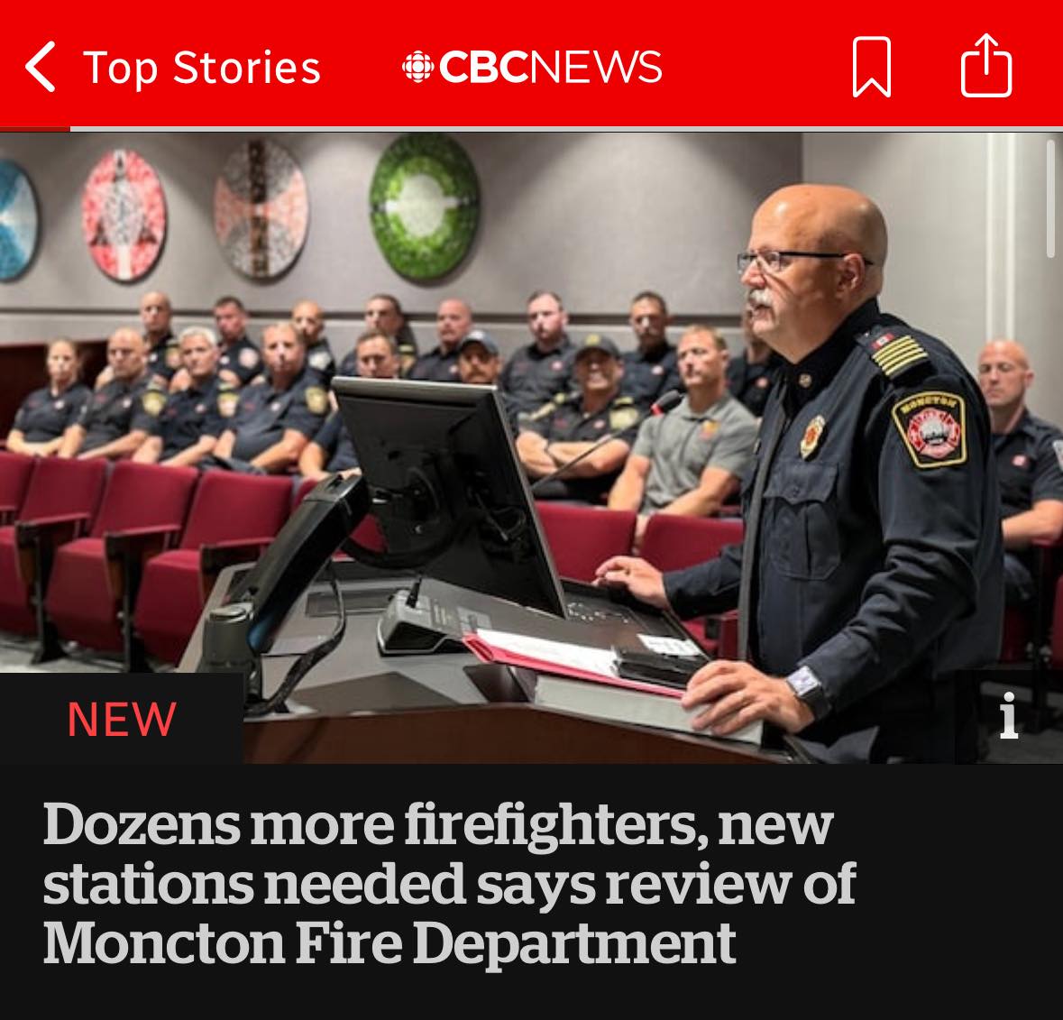 Moncton - 📣 Moncton Fire Service Review 📑 Last evening, off-duty ...