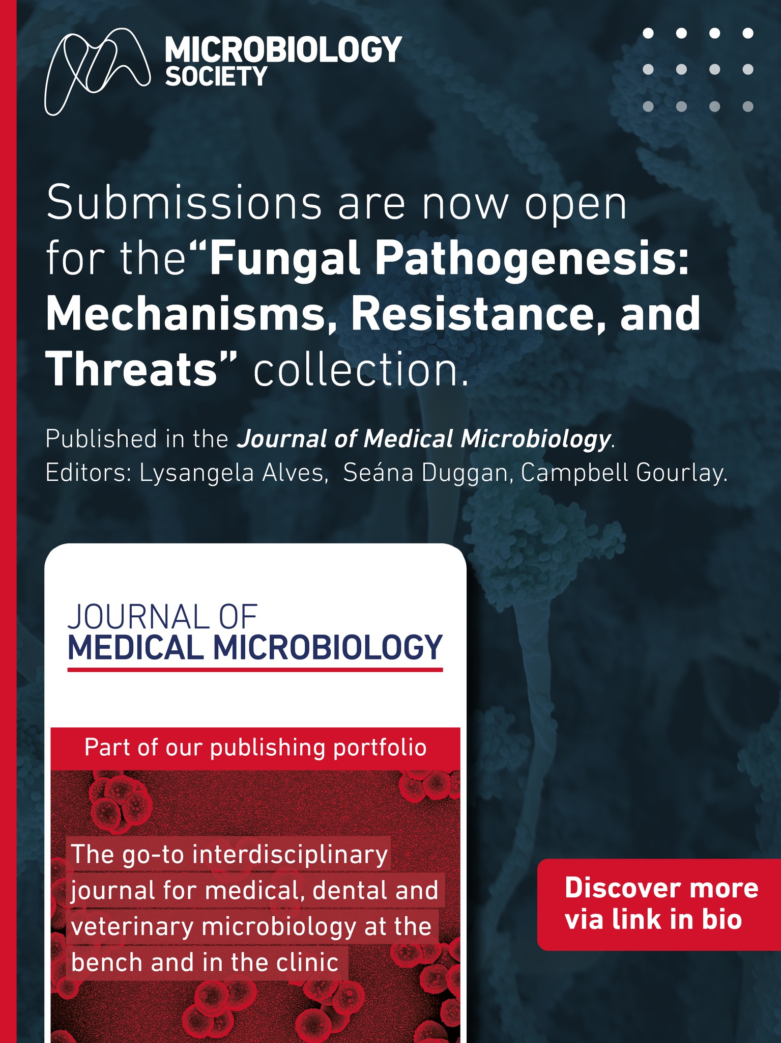 Microbiology - Call for papers! JMM’s Fungal Pathogenesis collection ...