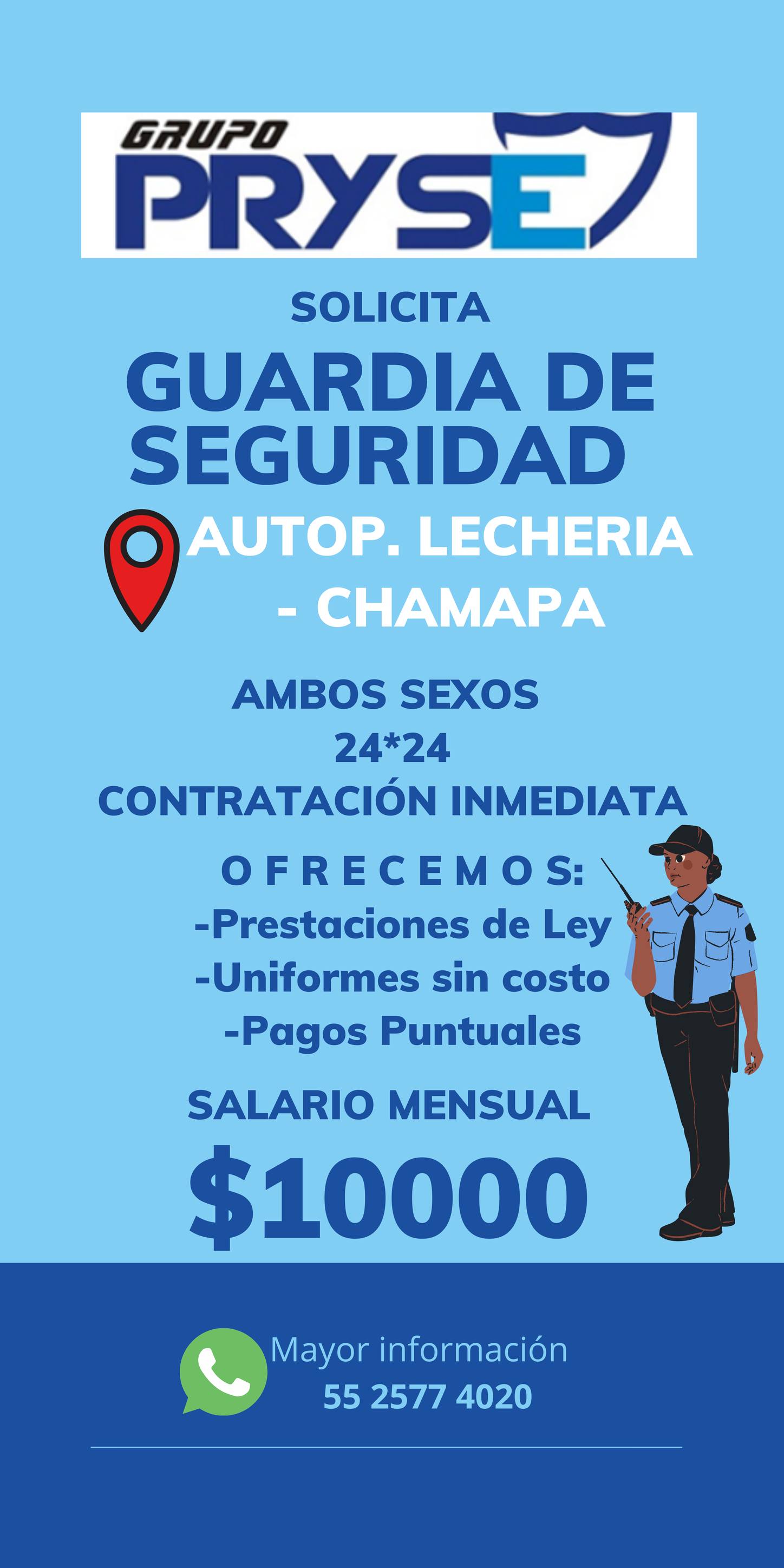 Grupo PRYSE De México Reclutamiento - 📍AUTOP. LECHERIA - CHAMPA 💲🔟 ...
