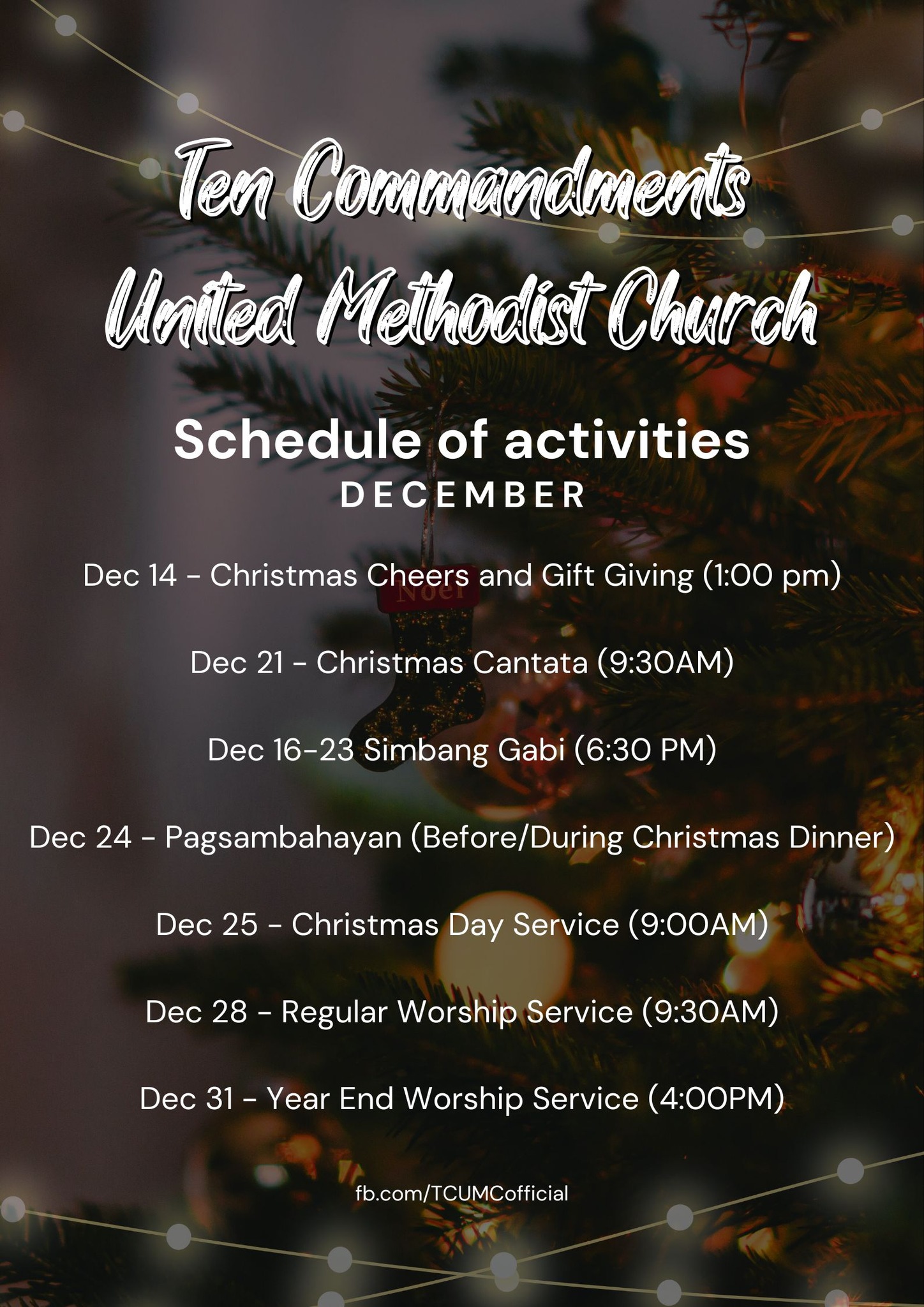 Ten Commandments United Methodist Church | Valenzuela