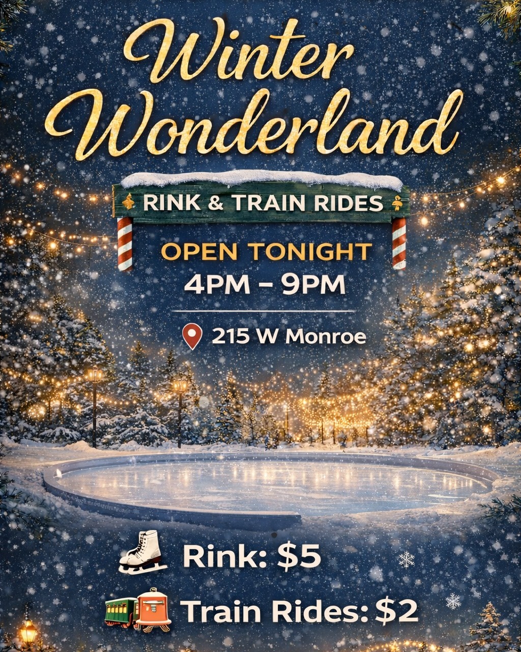 Jonesboro - 🎄🚂 Tonight at The First Community Bank Wonderland! ⛸️ The ...