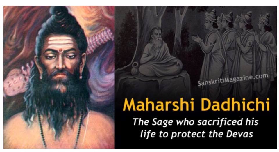 श्री - Dadhichi: The Sage who sacrificed his life to protect the Devas ...