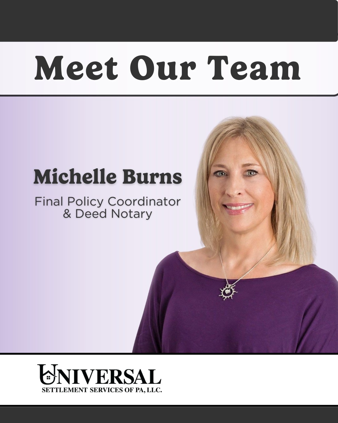 Universal - Meet Michelle Final Policy Coordinator & Deed Notary For ...