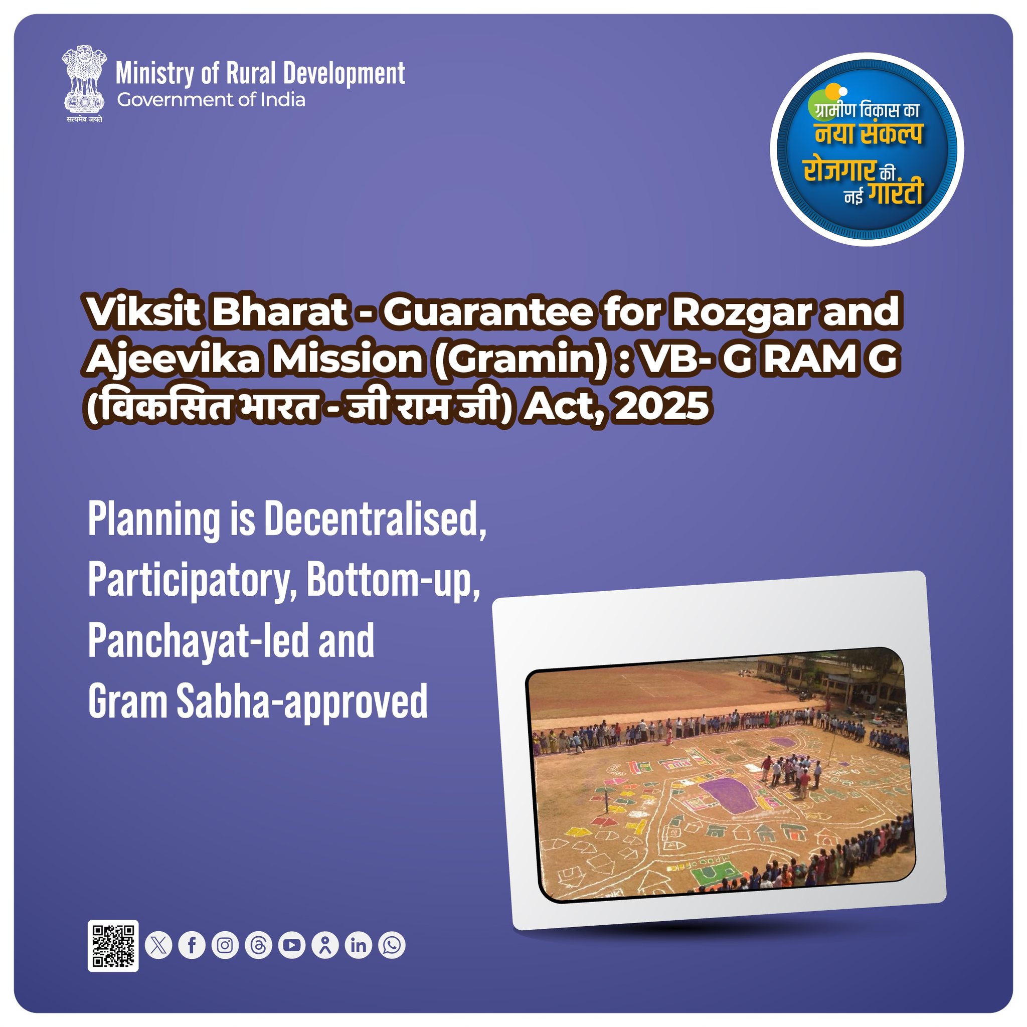 Ministry - Viksit Bharat - Guarantee for Rozgar and Ajeevika Mission ...