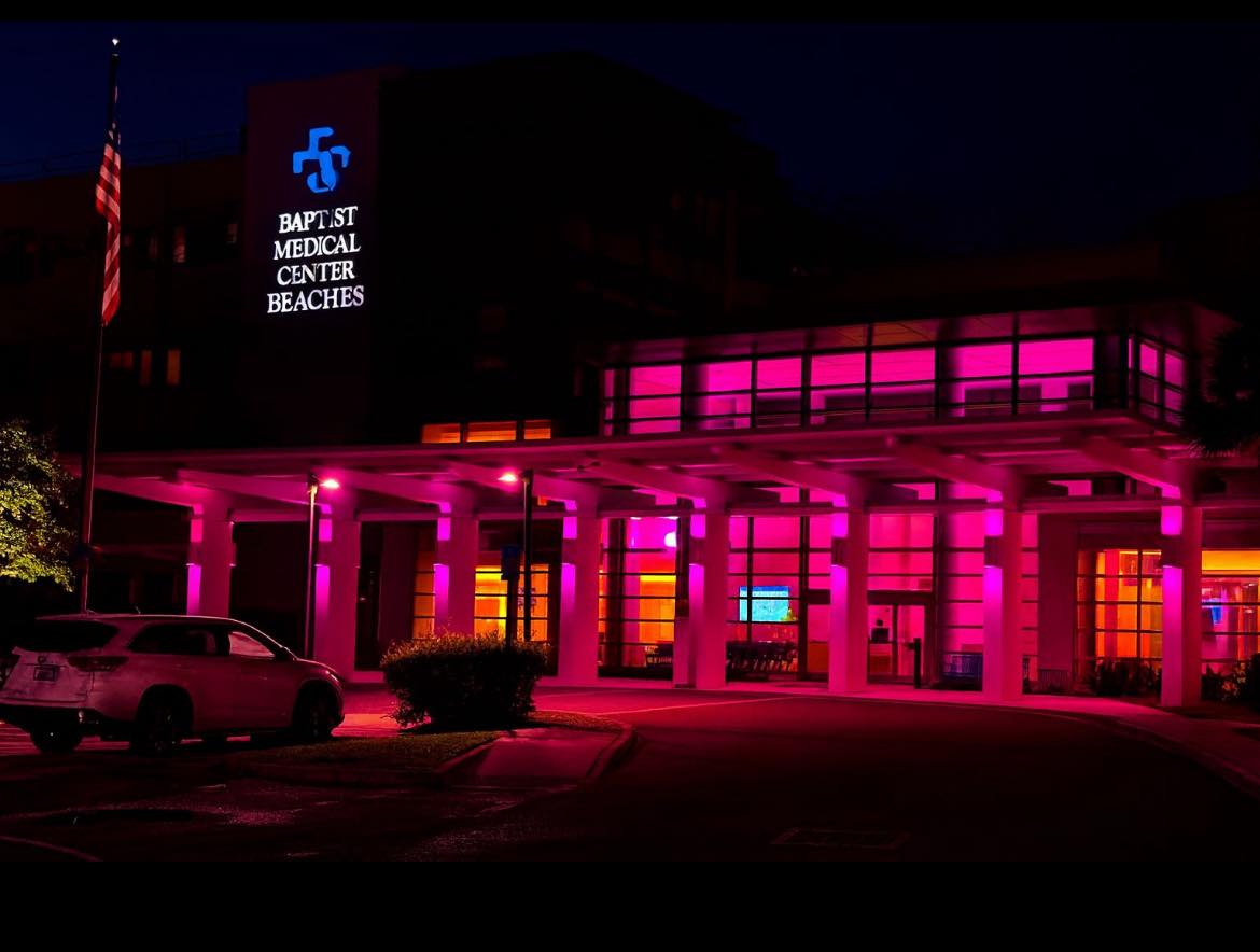 Baptist - This month, the Baptist Beaches campus is glowing pink in ...