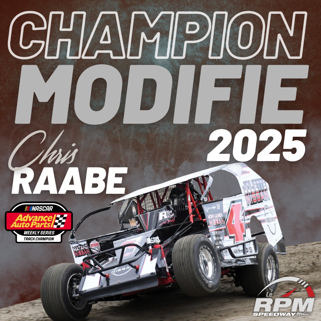 Rpm Speedway - 🏁 CHAMPION 2025 – MODIFIÉ 🏁 Félicitations... | Facebook