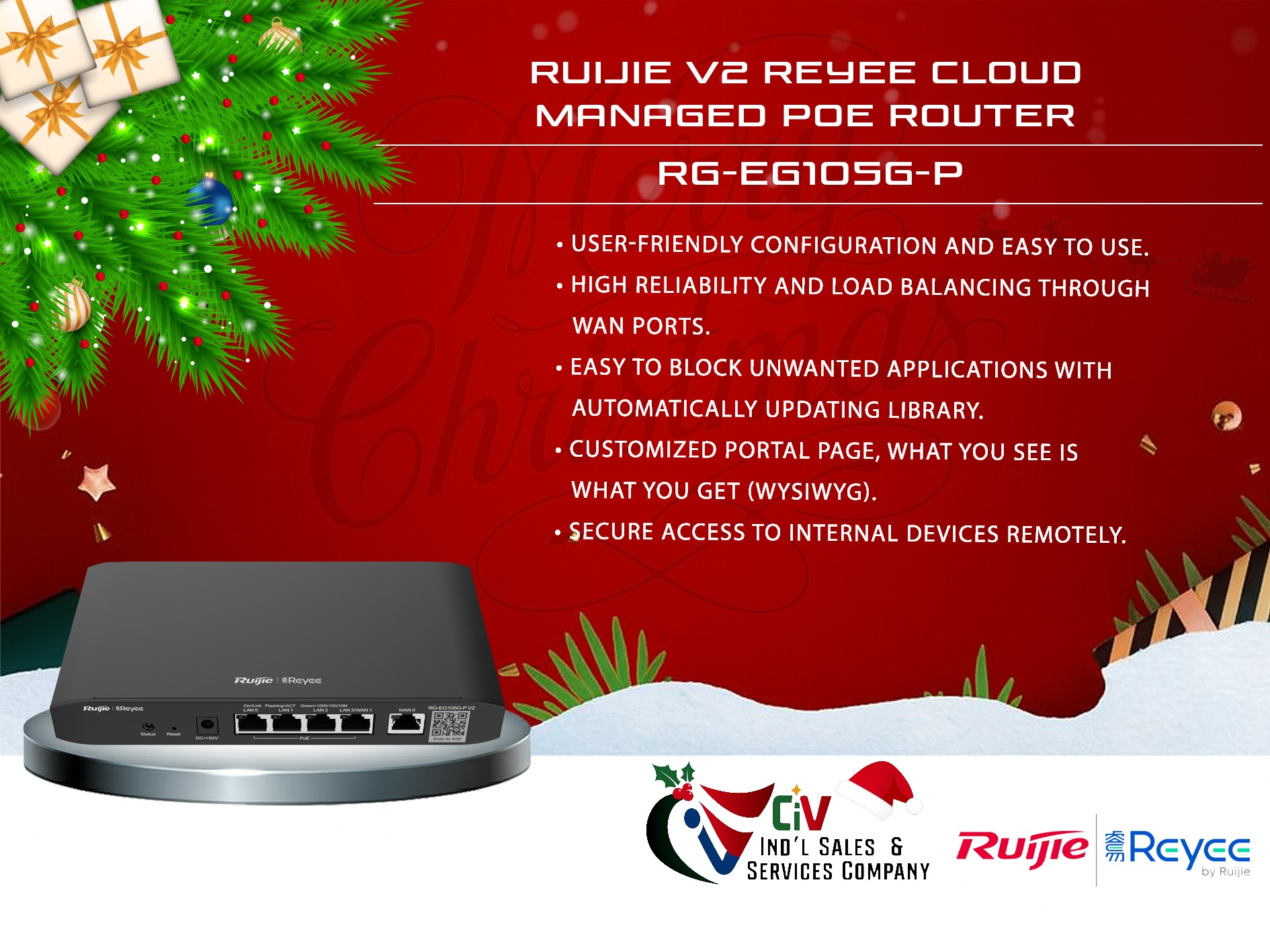 CIV - 🎄🌐 EASY MANAGEMENT. POWERFUL CONNECTIONS. 🌐🎄 Boost your network ...