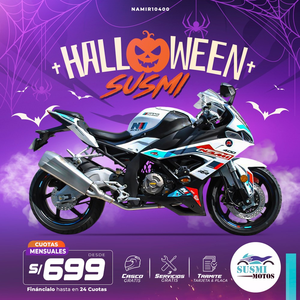 Susmi motos - 🎃👻 Halloween Susmi – Tu moto nueva a cuotas... | Facebook