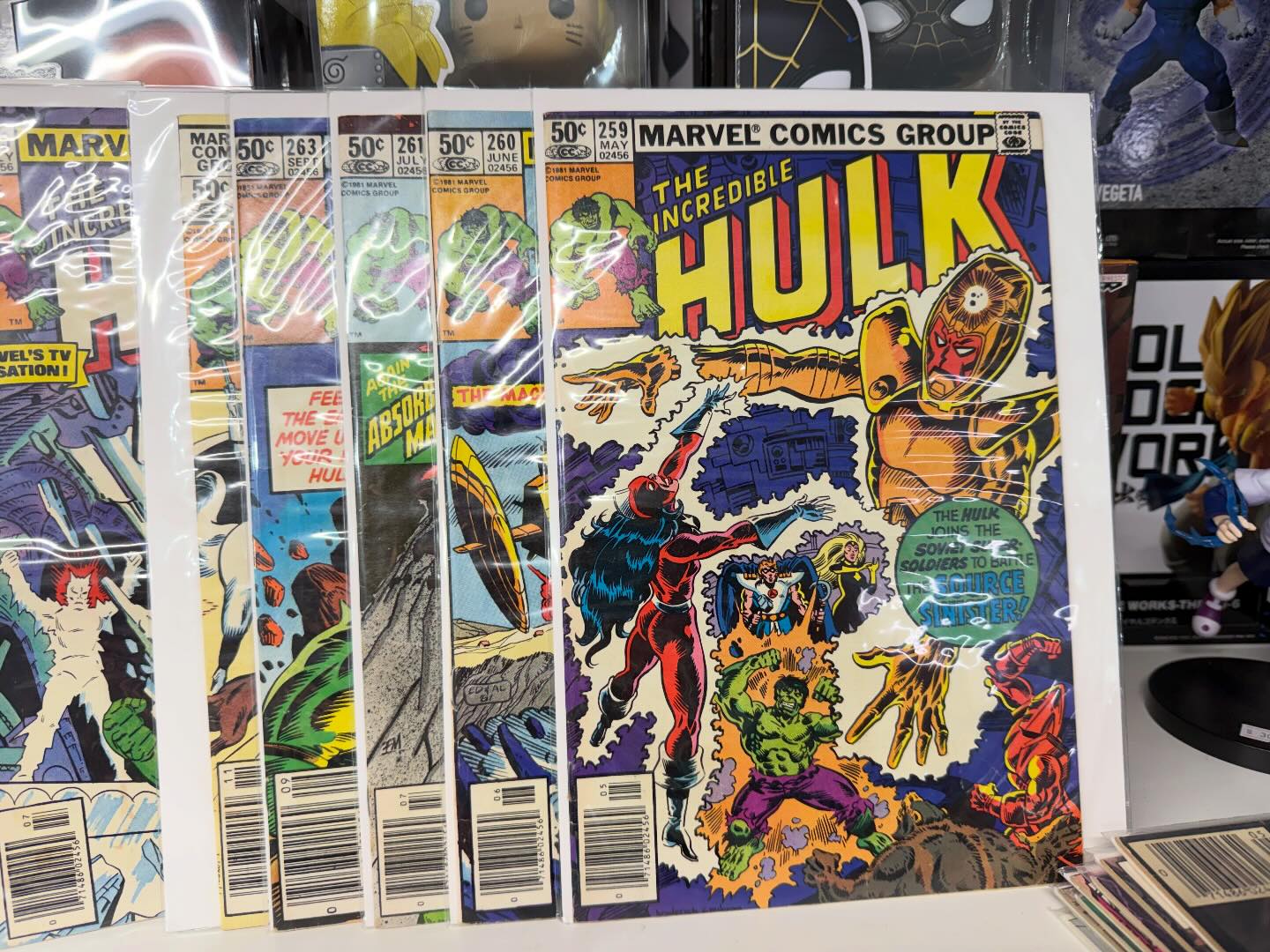 We are opened today with some new offerings comic books. Come and  display picture 1