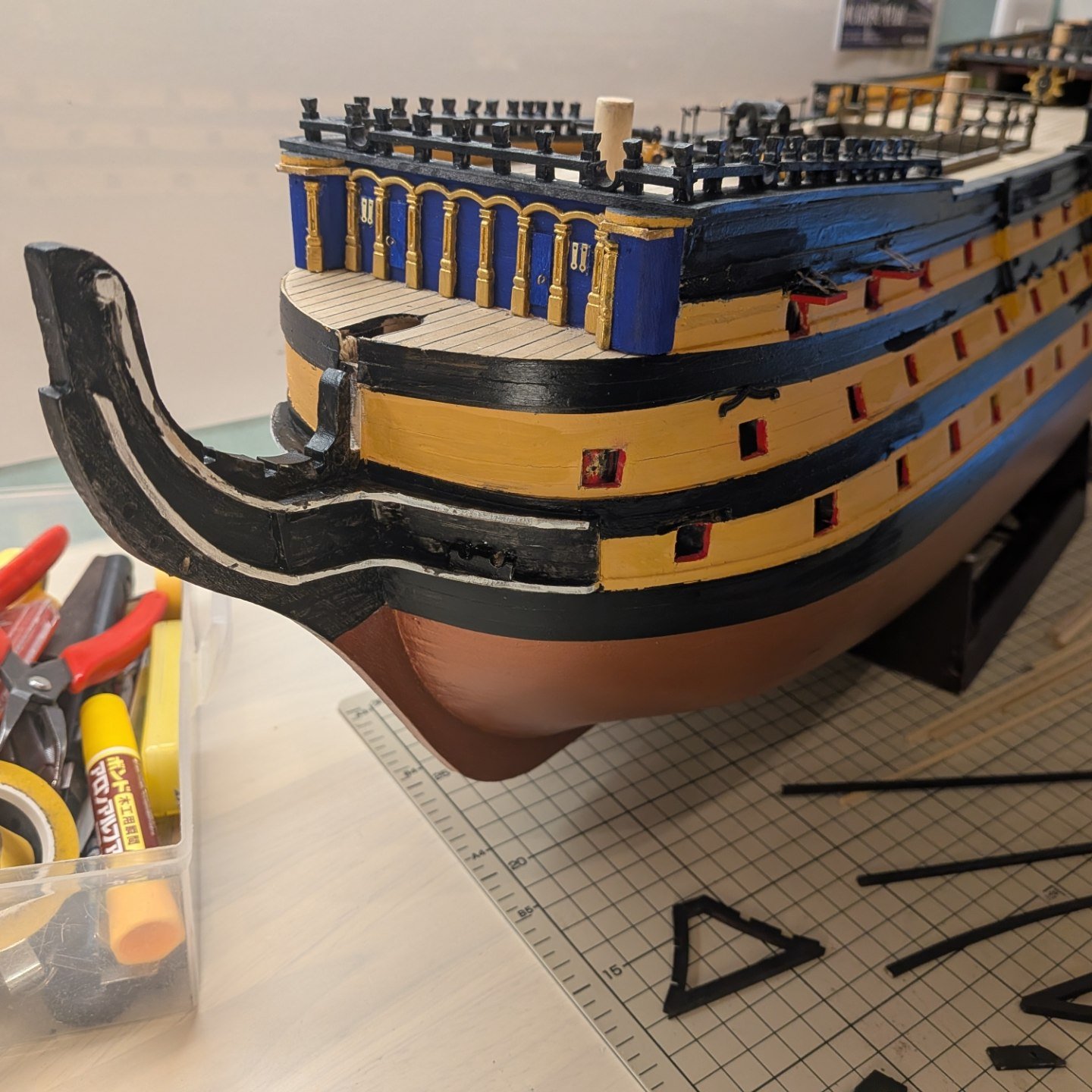 1/84 HMS VICTORY Battleship (Deagostini)⁡⁡ ⁡Build the frame for