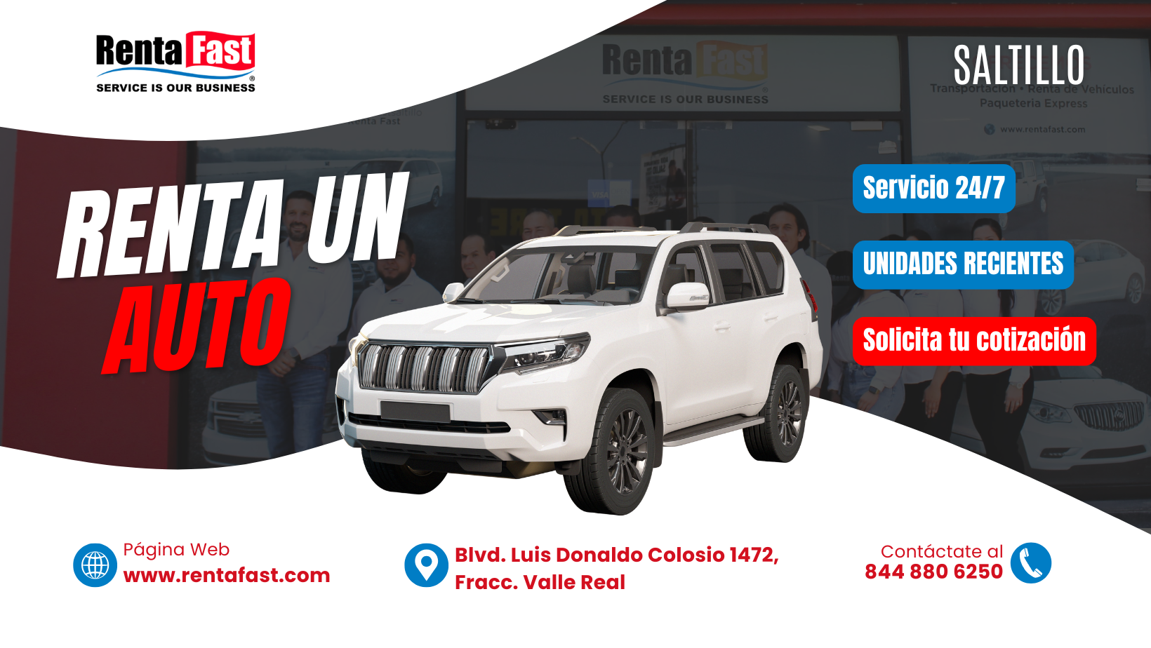 Renta Fast Car Rental México | Saltillo