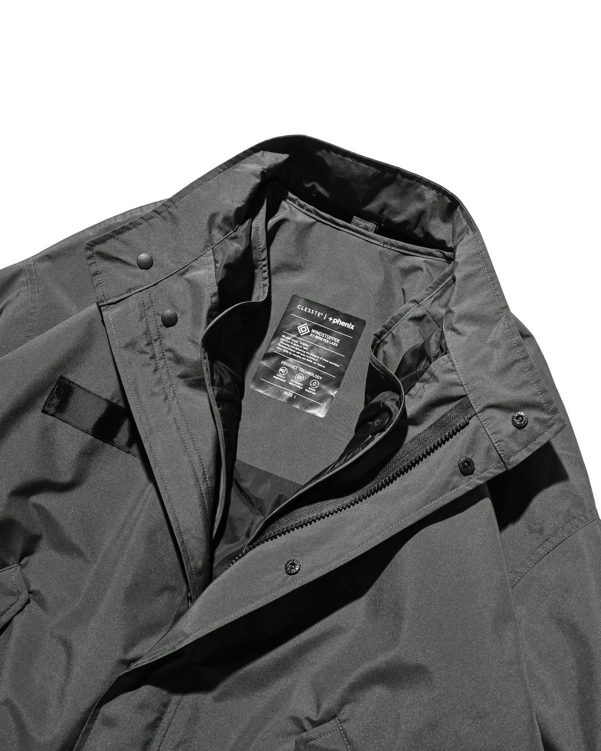 CLESSTE +PHENIX WINDSTOPPER® BY GORE-TEX LABS TWILL CITY FISHTAIL 