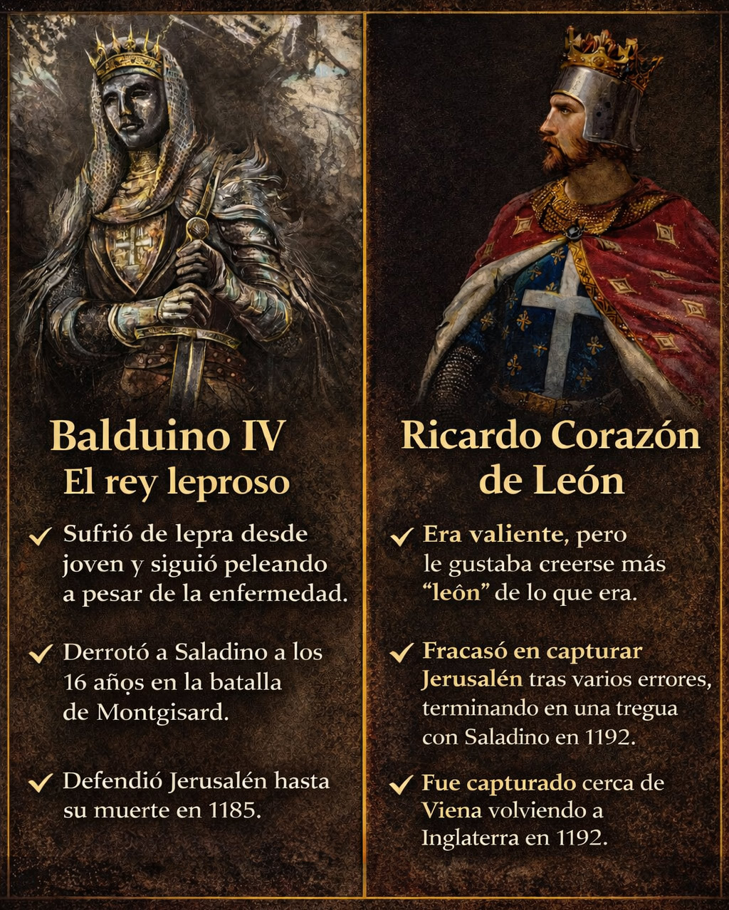 Mystery - Balduino IV, todo un rey chad. Mientras tanto, Ricardo ...