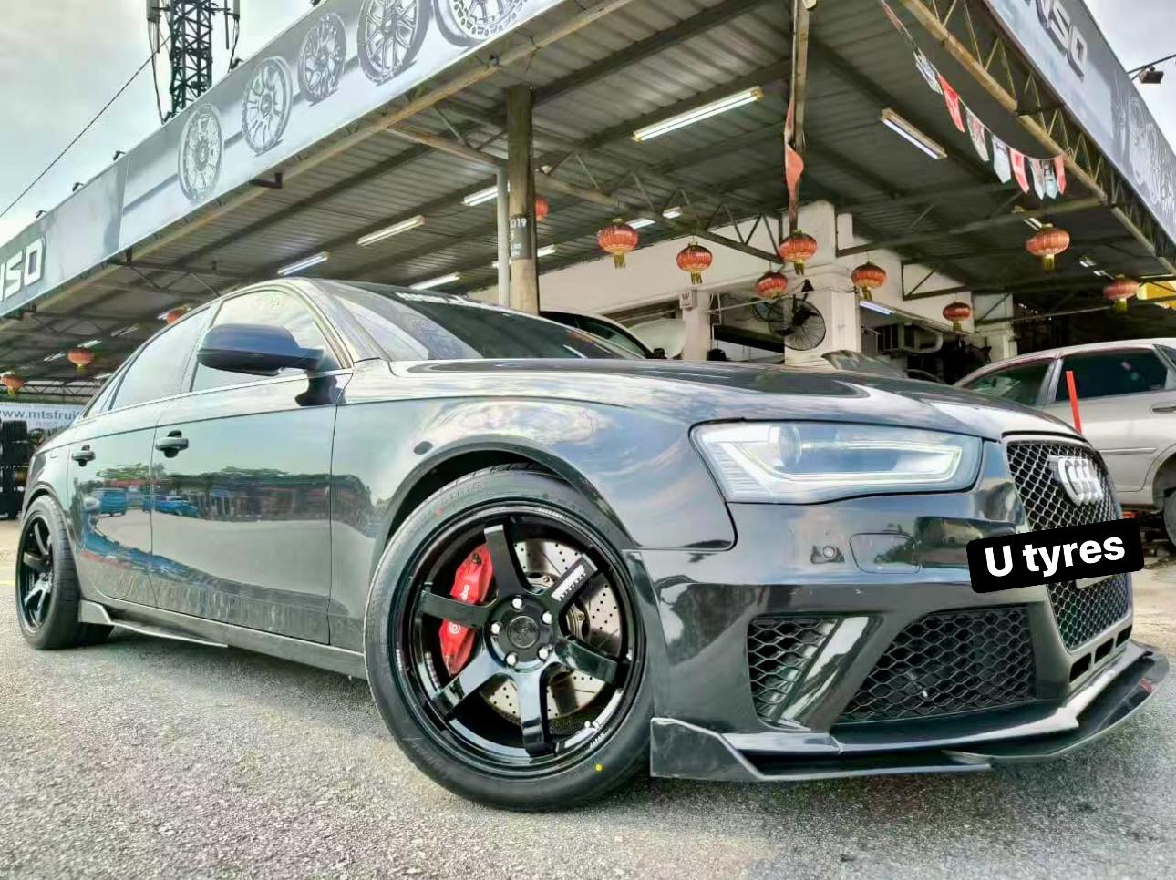 Tq support 🤝 Audi a4 with 18 inch te37 Japan design new sport rim