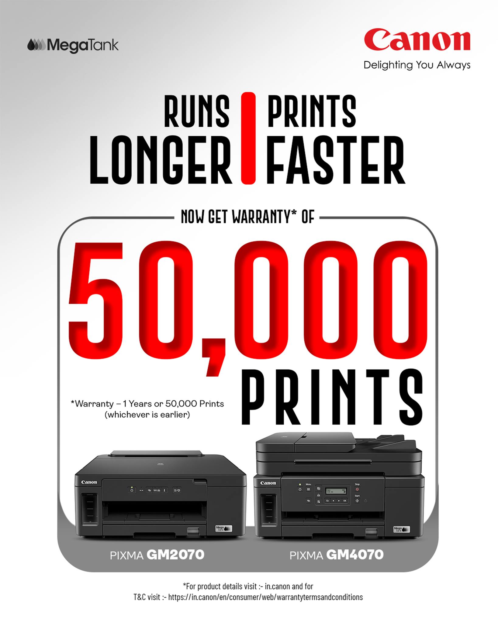 Print More. Print Smarter. Canon MegaTank printers now come with