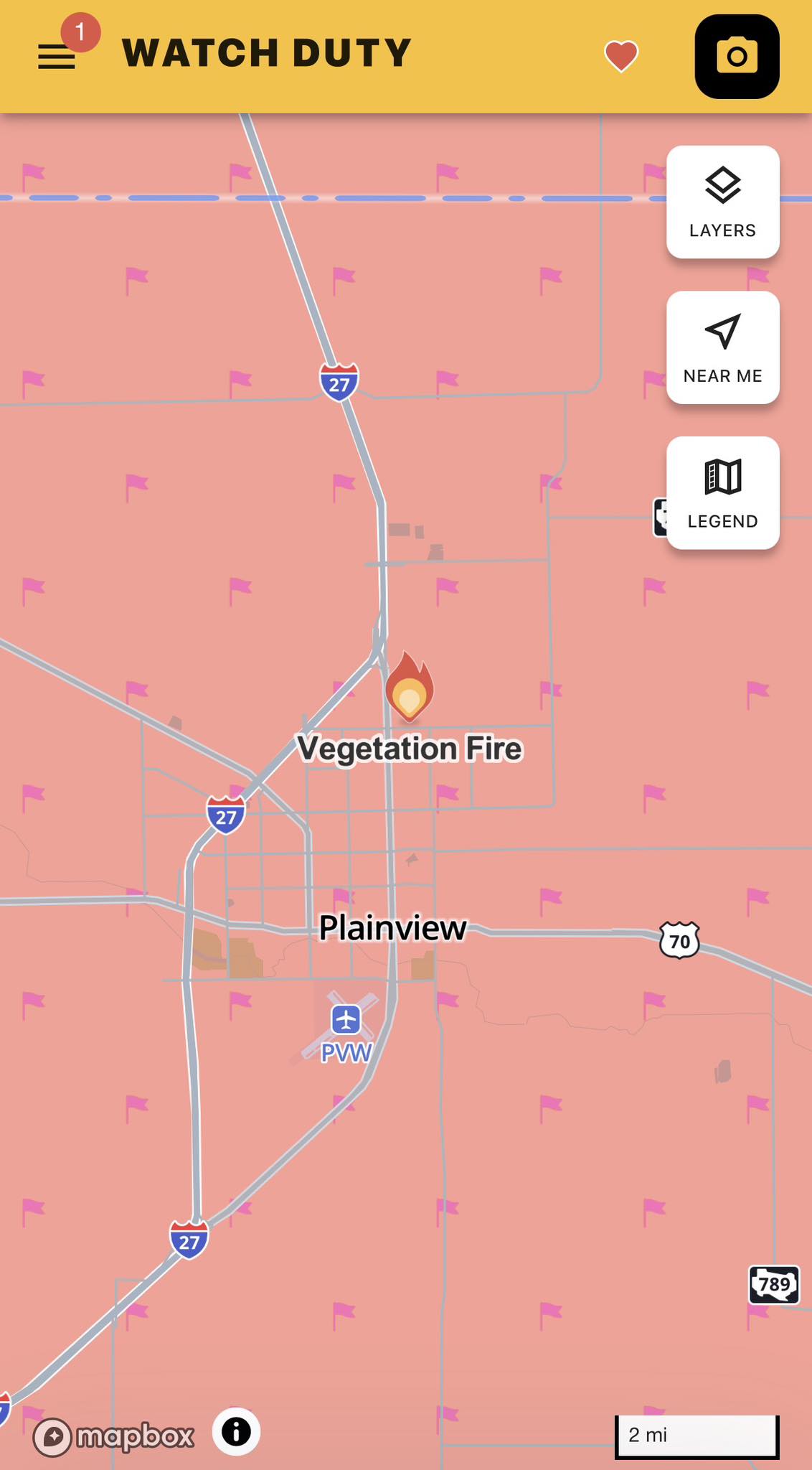 Chief - 1:55 PM CST 02/17/2026 - A new grass fire has developed on the ...