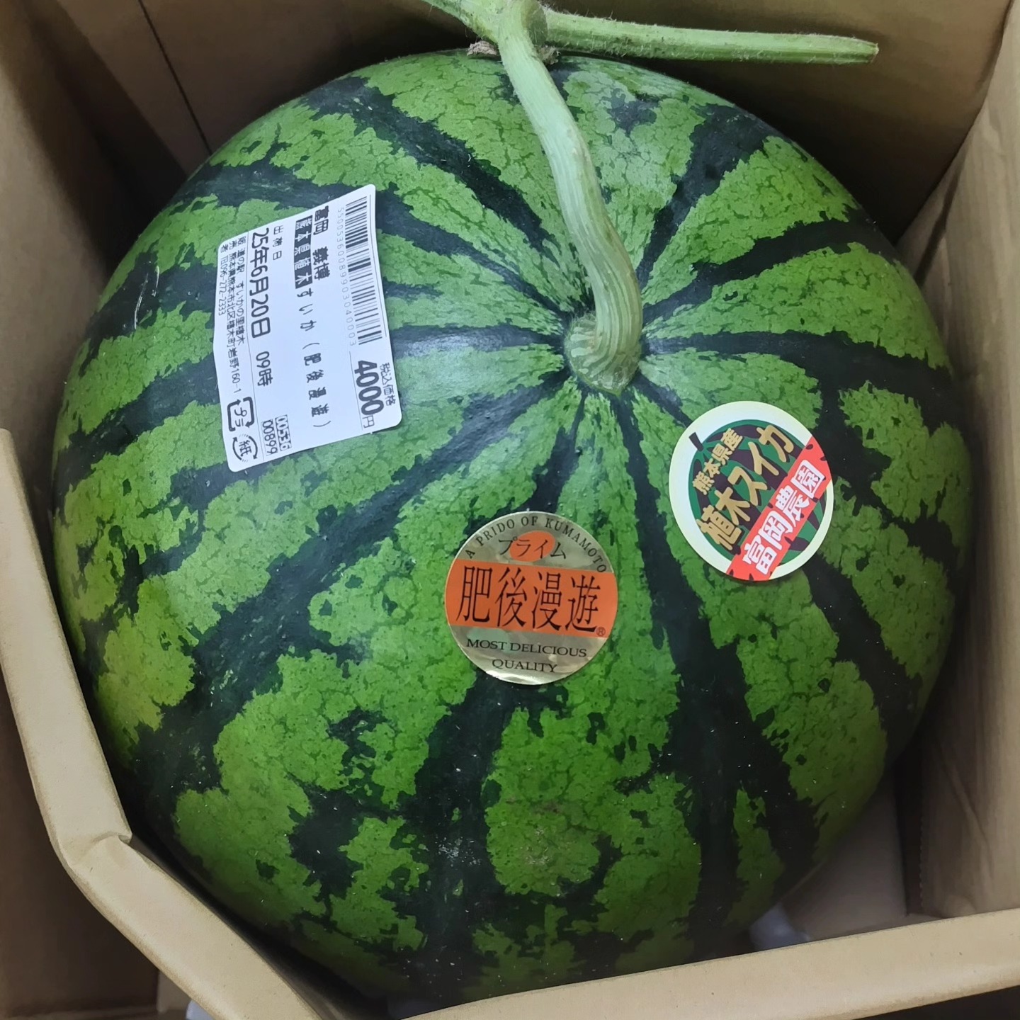 おはようございます✨本日の西瓜導入状況です 贈答品人気No.1の小玉