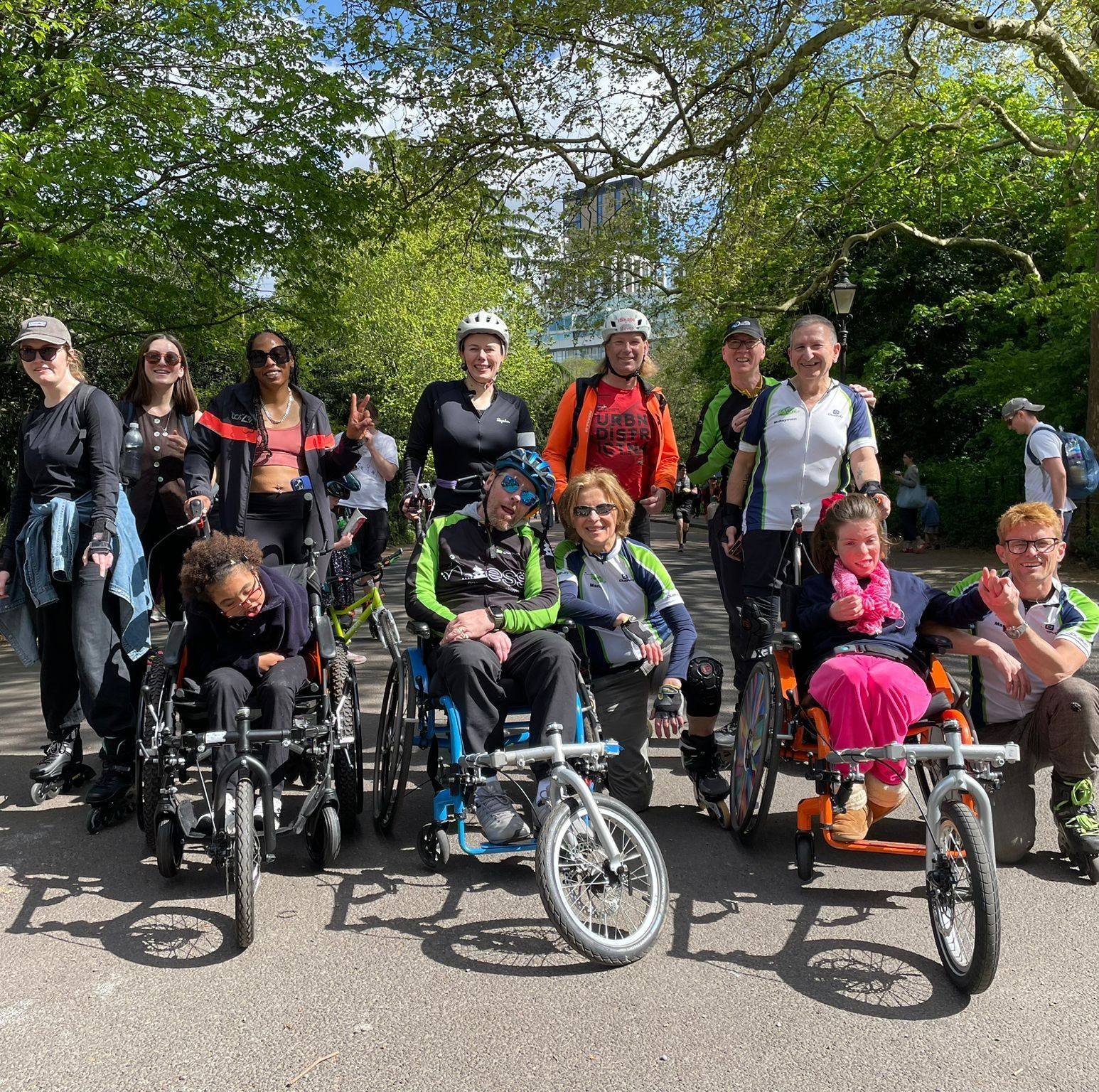 Running through London looks a little different from this seat 🛼♿ 40 ...
