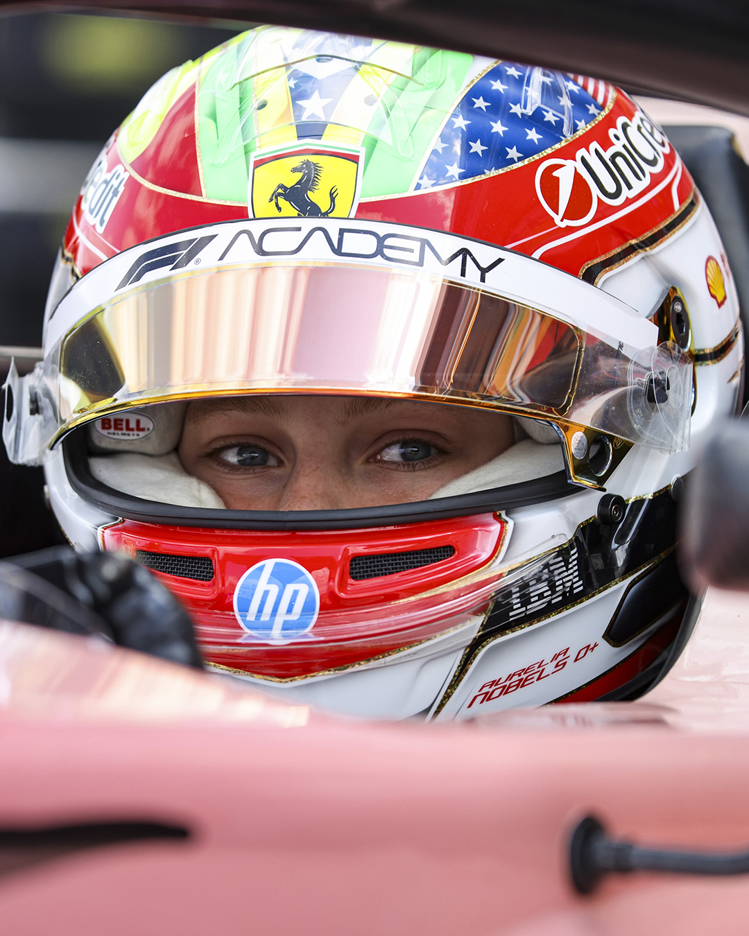 bell f1 racing helmets 1:2 Scale Mini Helmet Gabriel Bortoleto / Kick Sauber 2023 58(7 1/4) CMR2016 BELL HELMET Gabriel Bortoleto 2025 - 1:2