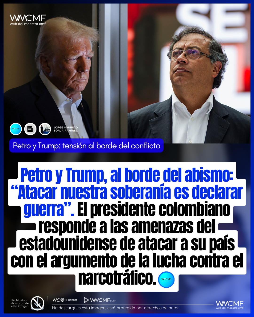 Web - La tensión entre Gustavo Petro y Donald Trump llegó a un punto ...
