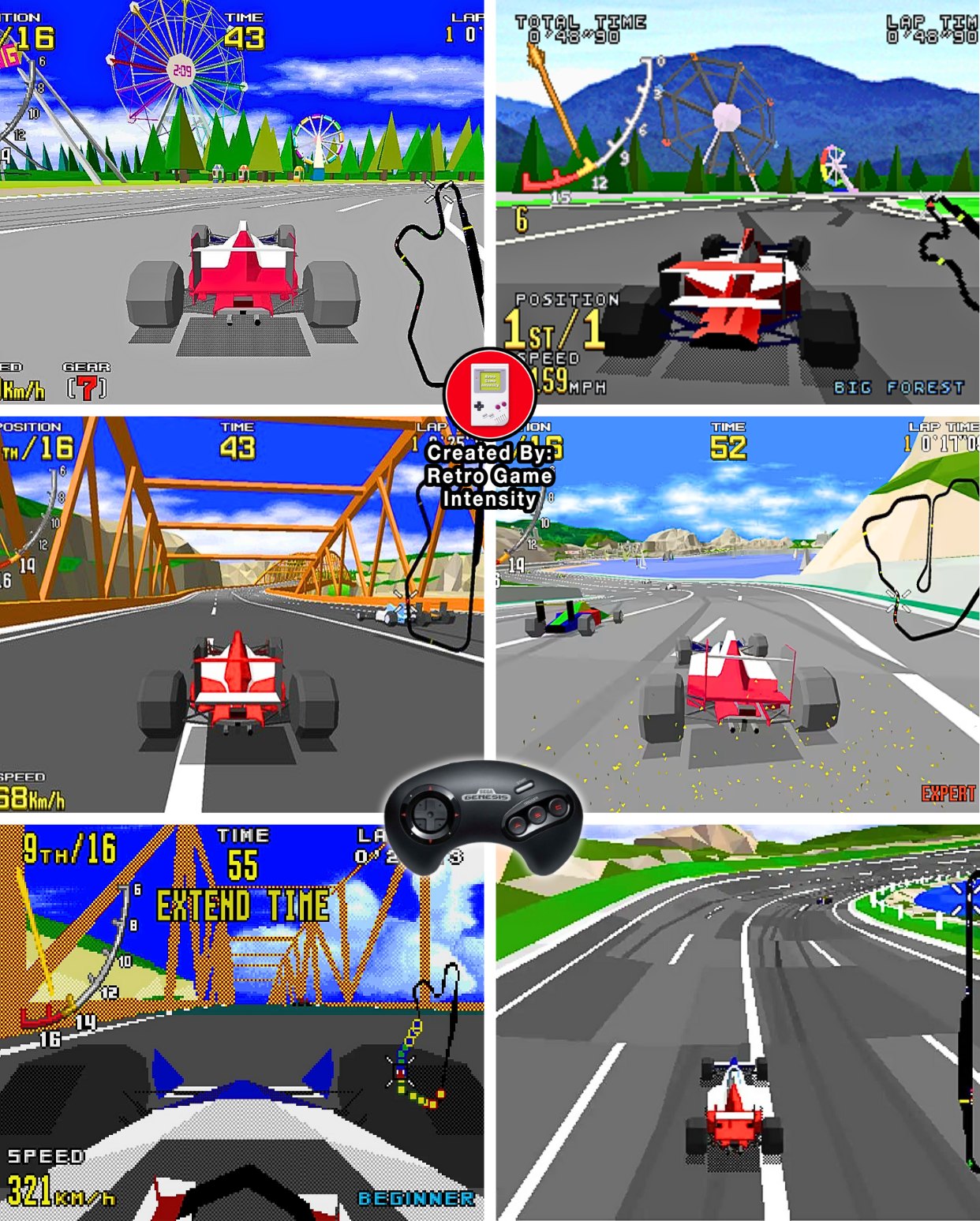 Retro - Did You Know? - Virtua Racing (1994, GEN) Virtua Racing felt ...